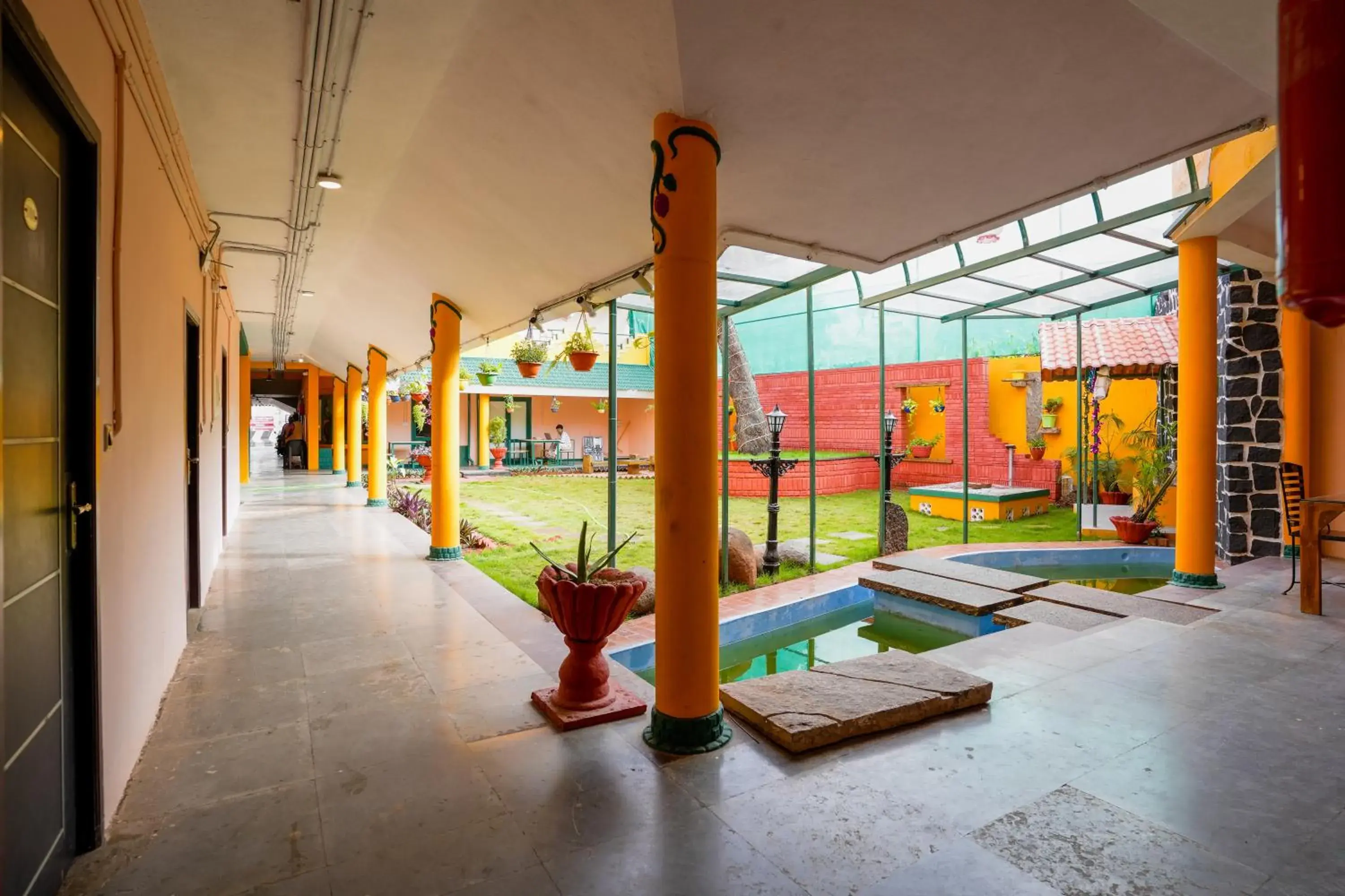Garden view in La Courtyard Garden view in La Courtyard