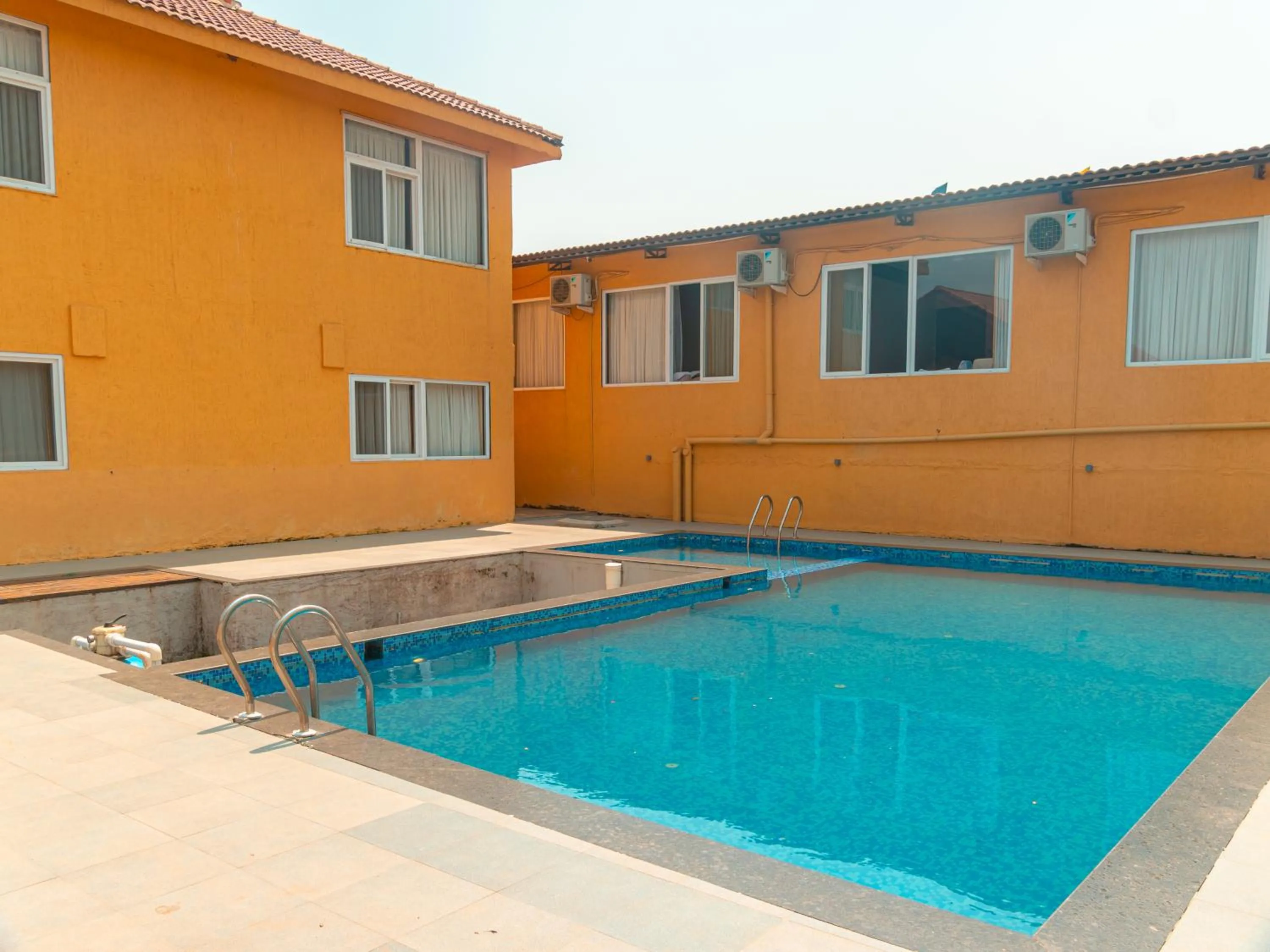 Pool view in Red Button Resort