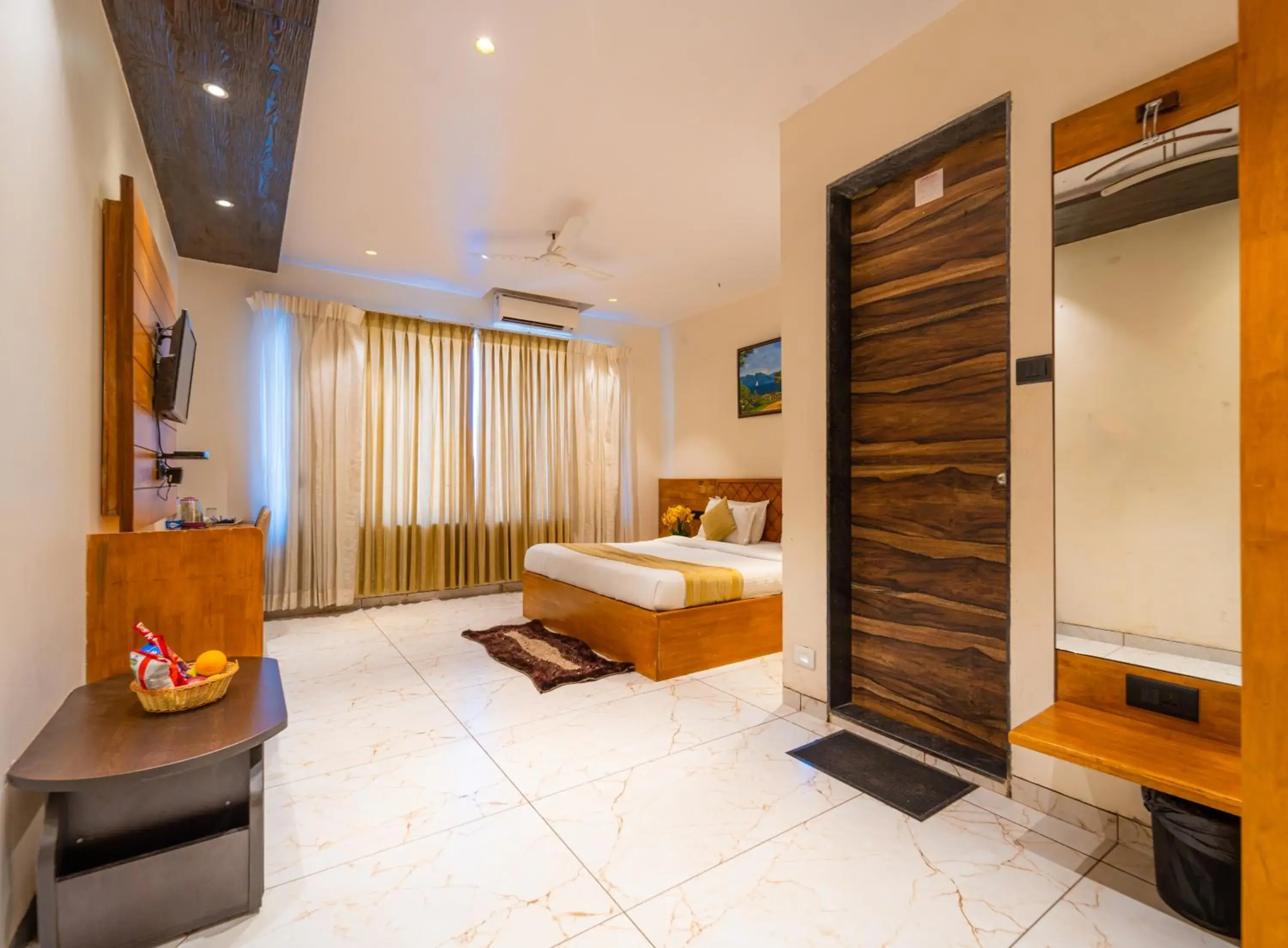 Bed in Red Button Resort Bed in Red Button Resort