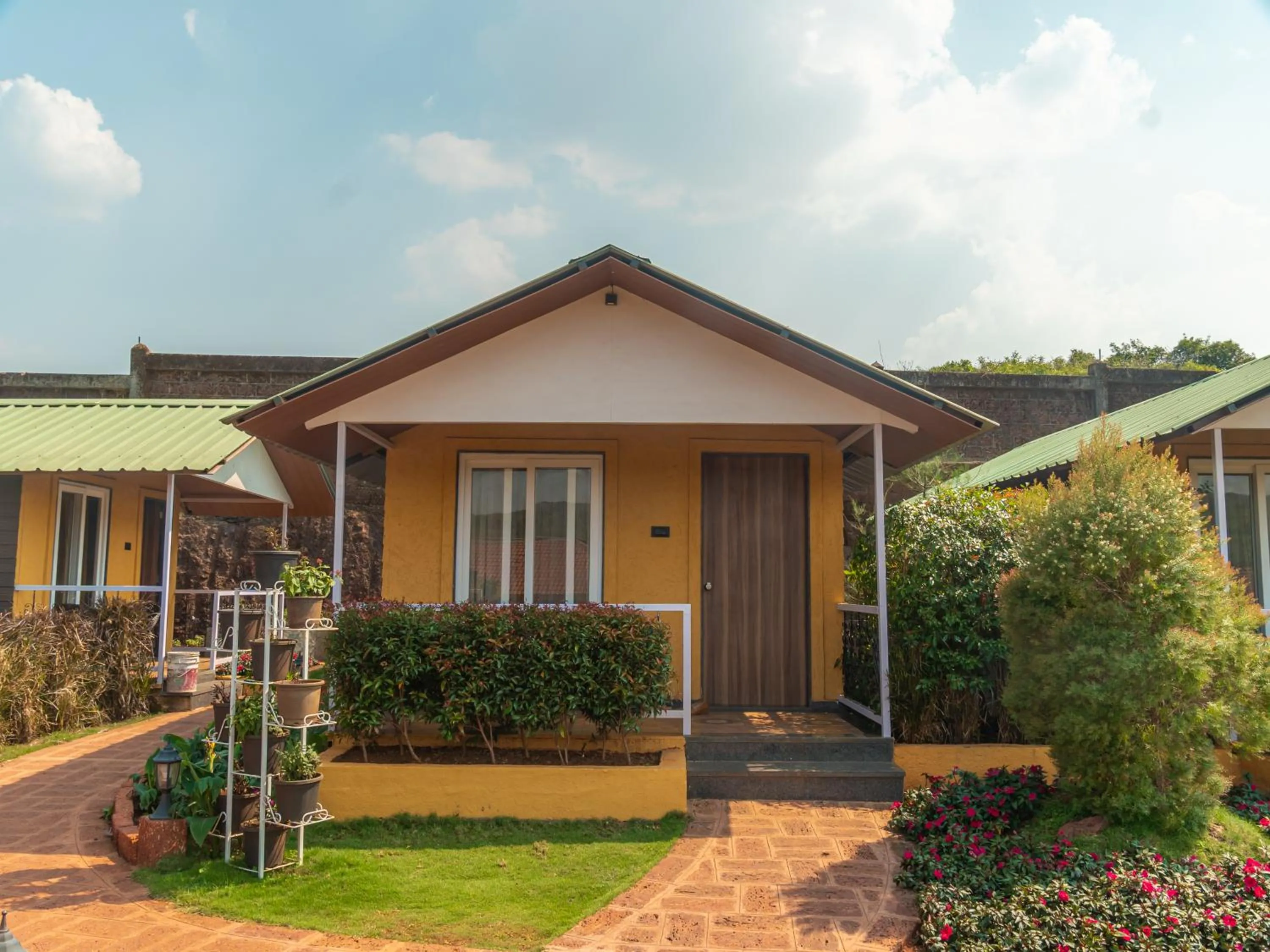 Property building in Red Button Resort