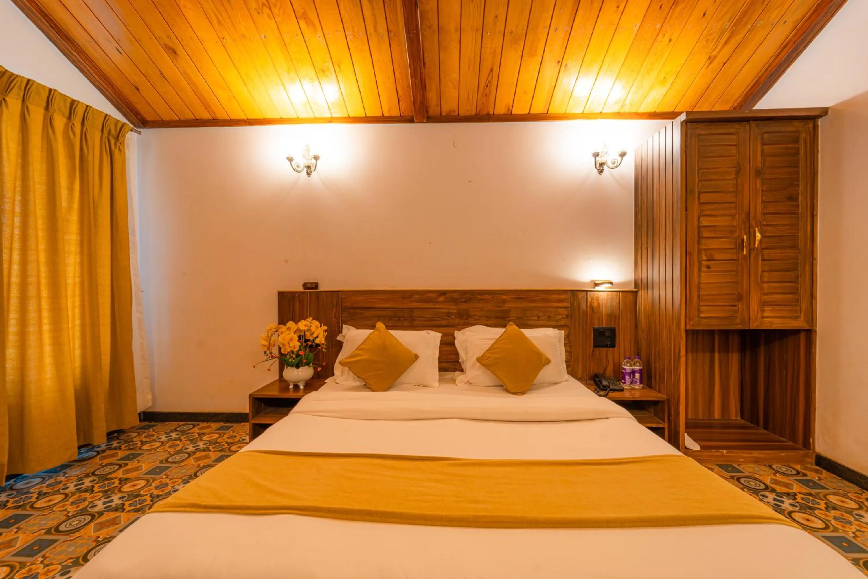 Bed in Red Button Resort