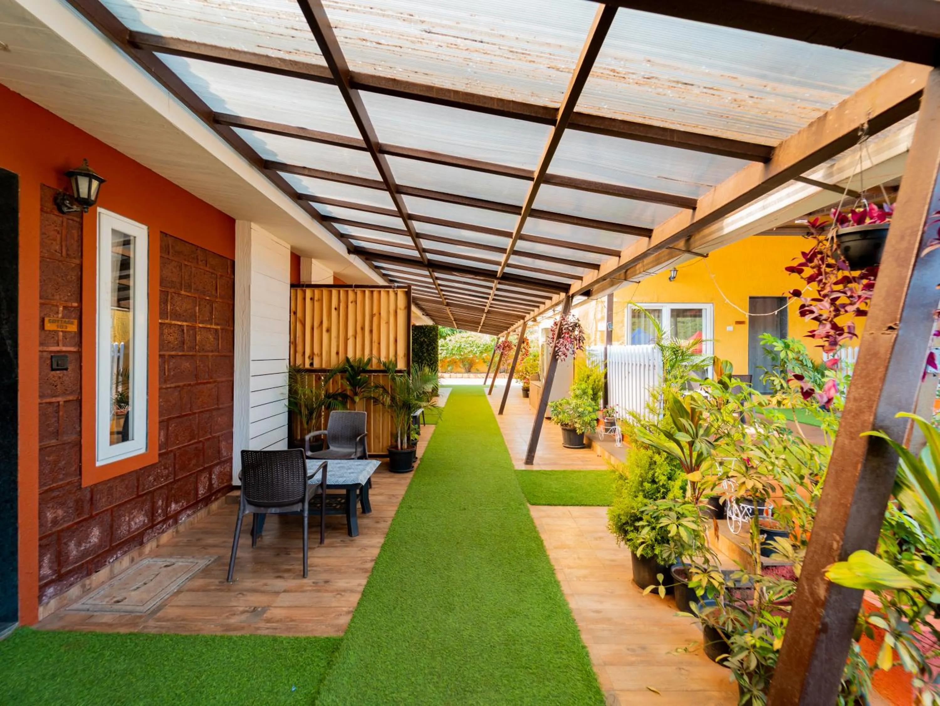 Garden view in Red Button Resort