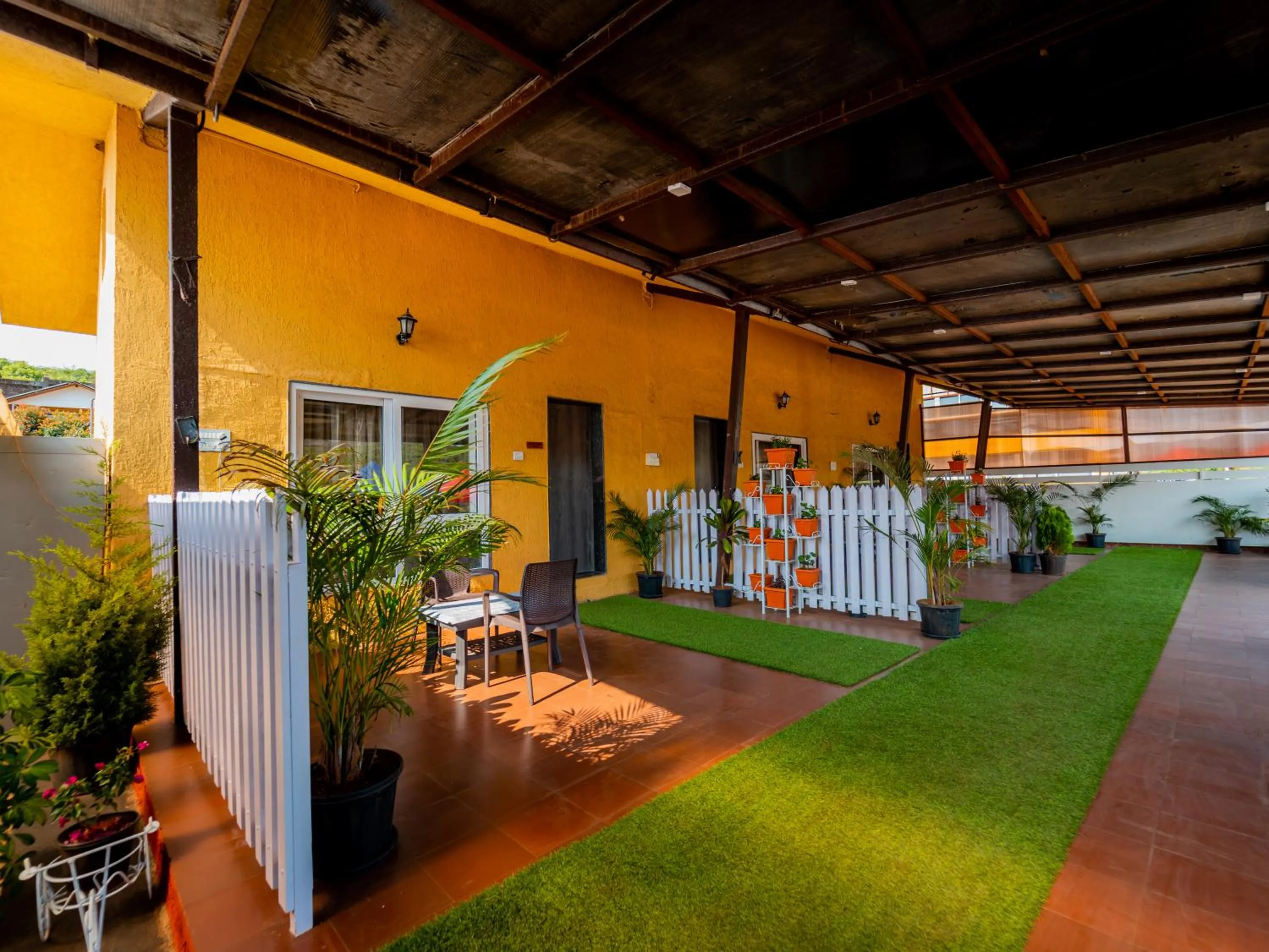 Garden view in Red Button Resort