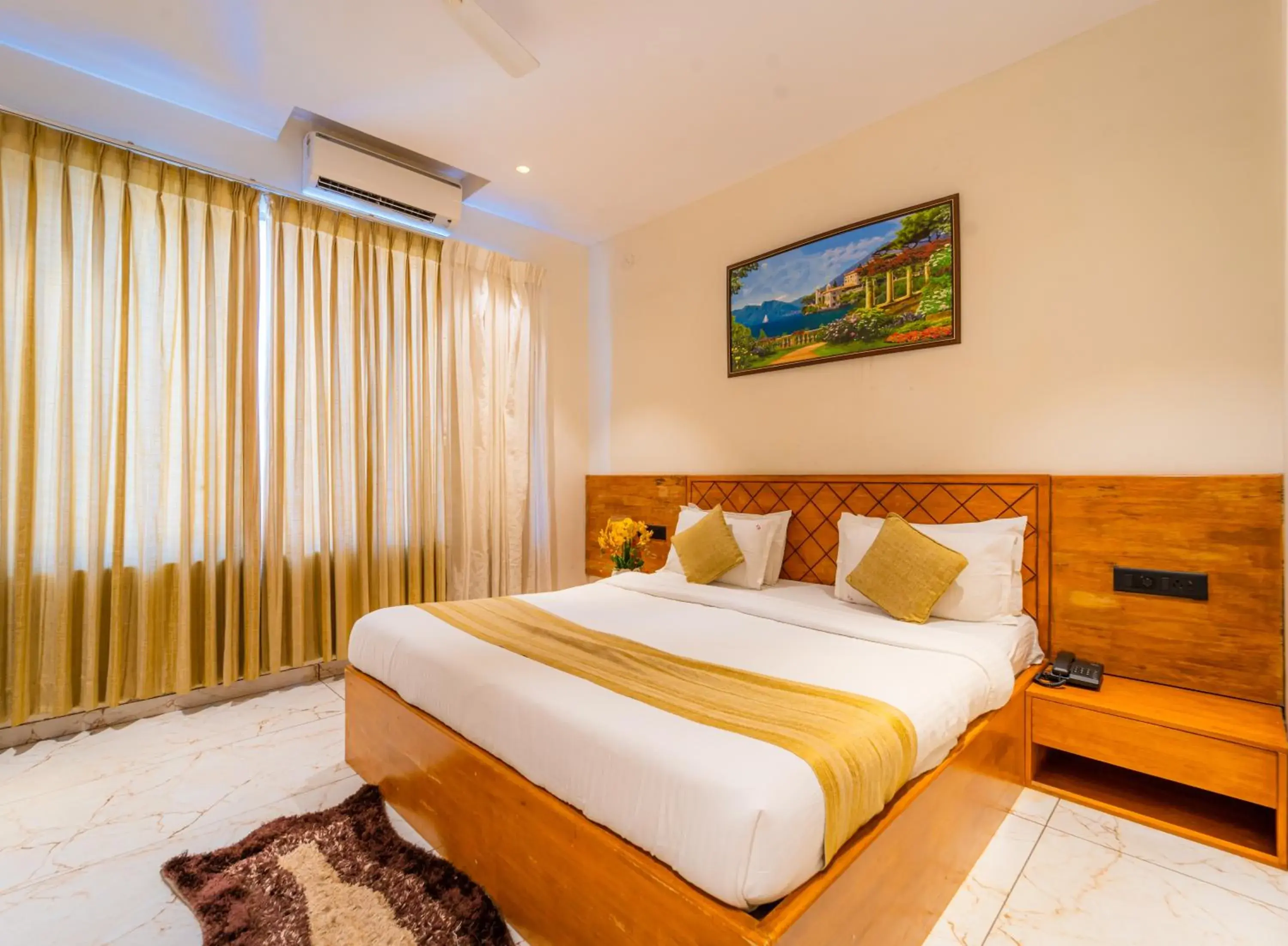 Bed in Red Button Resort Bed in Red Button Resort