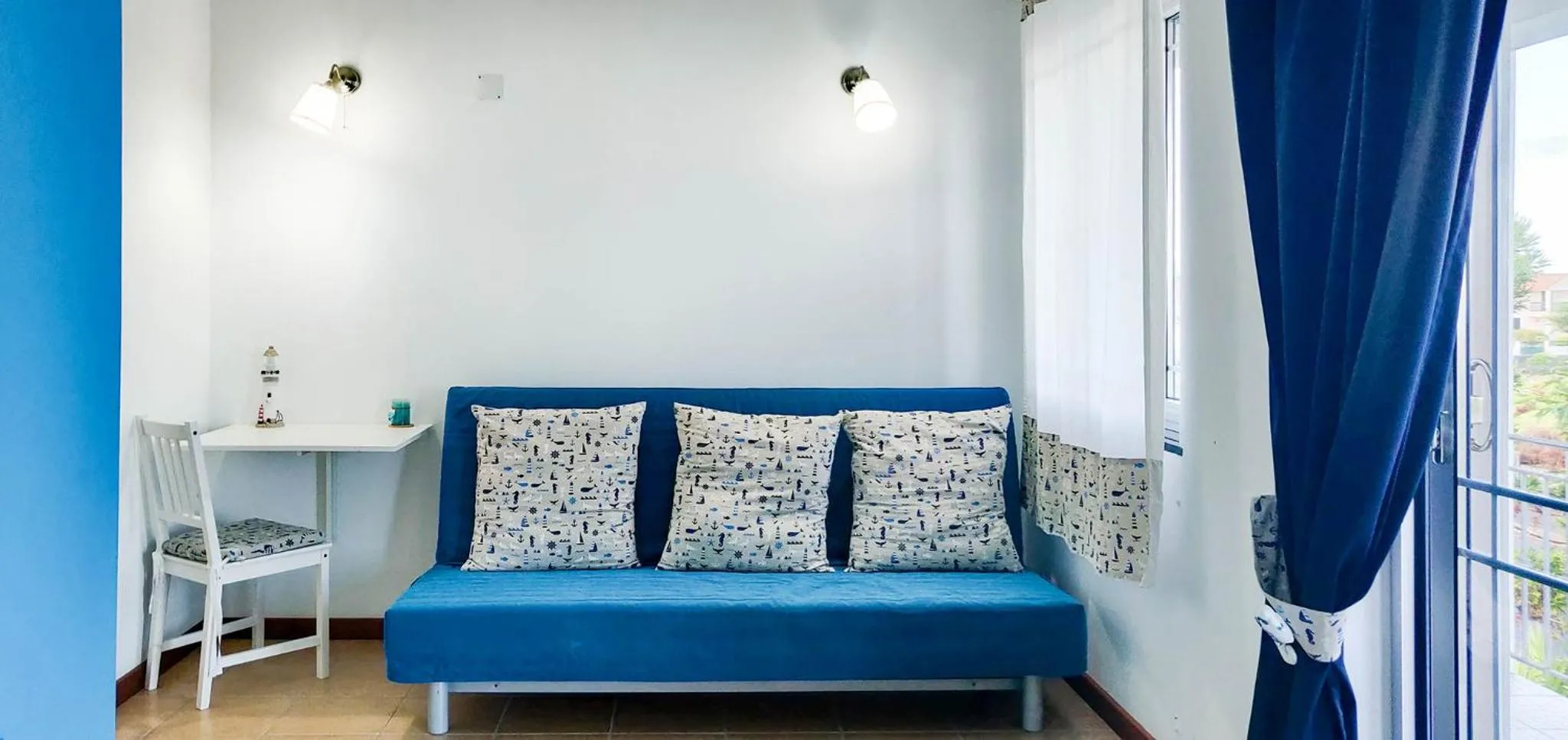 Seating area in Rainbow Guest House