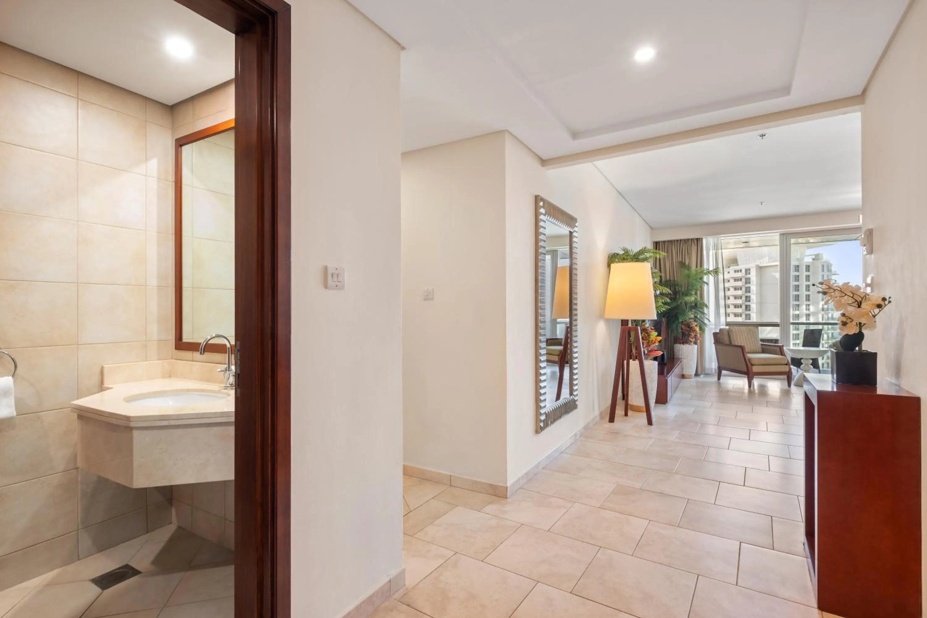 Living room in Blue Beach Tower The Walk JBR