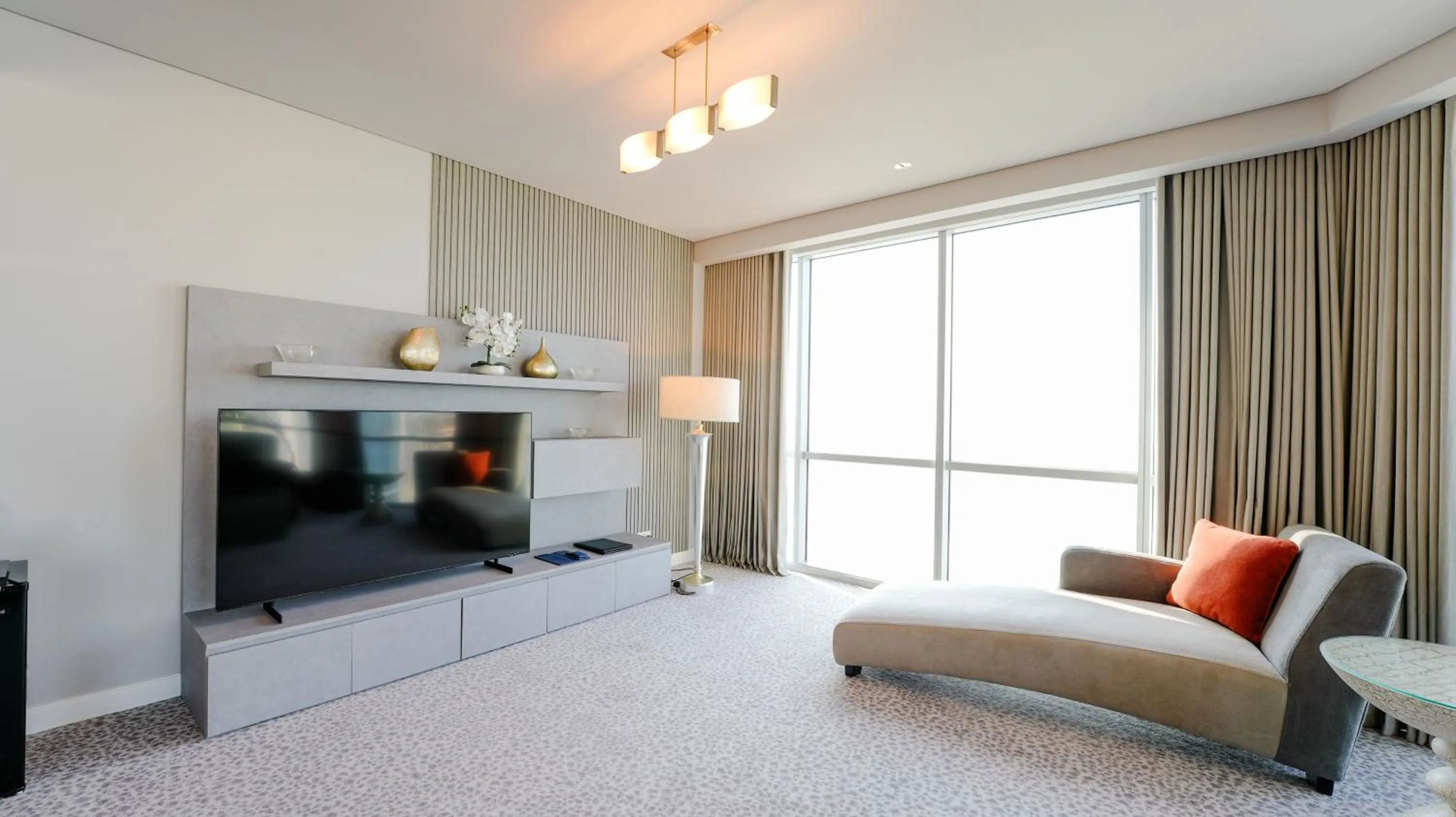 Seating area in Blue Beach Tower The Walk JBR