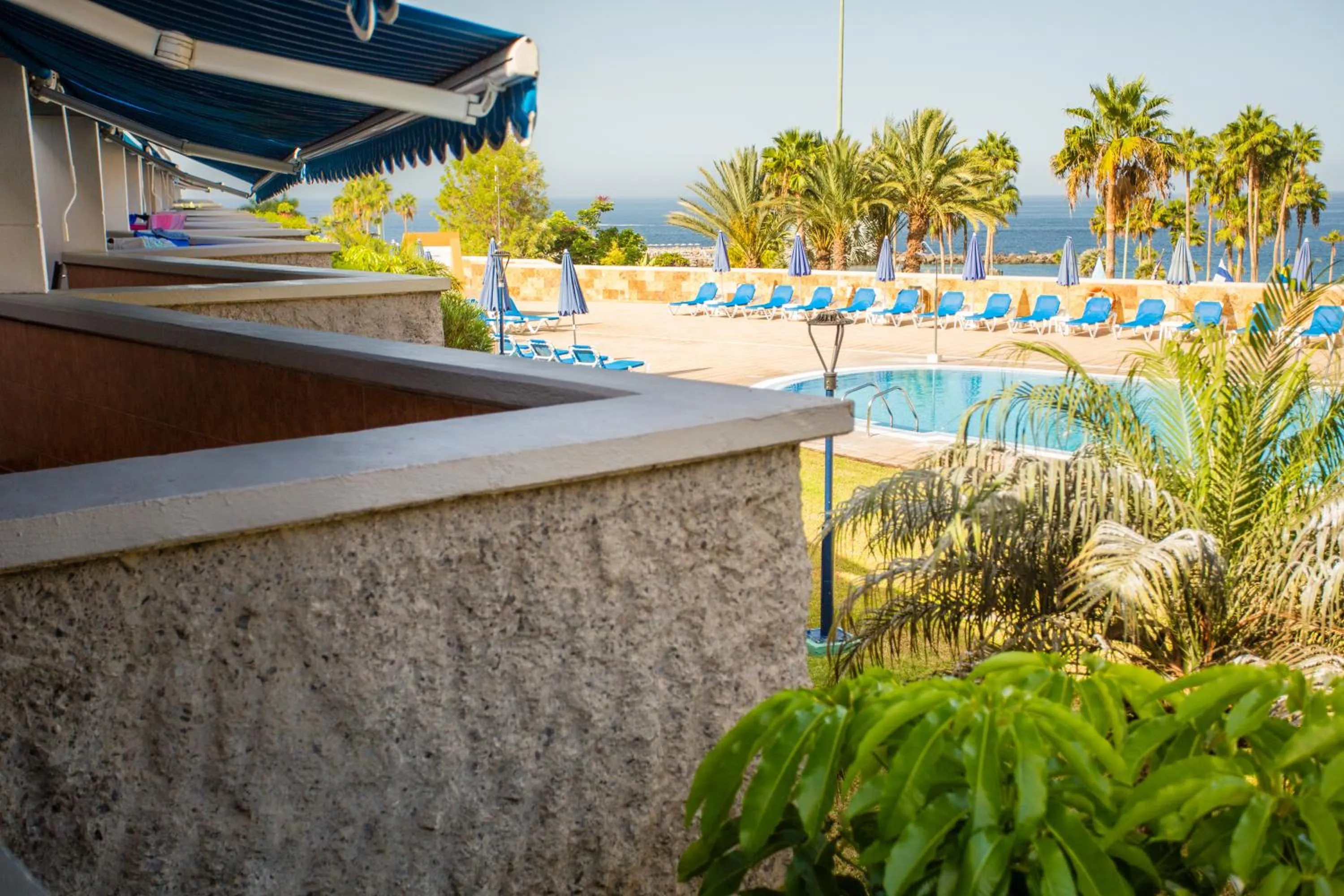 Garden view in Amadores Beach Apartments