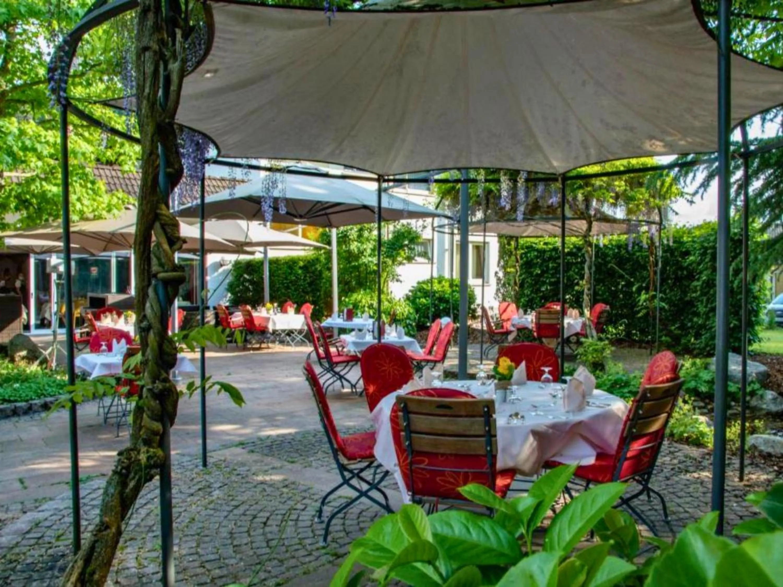 Patio in Hotel Lamm