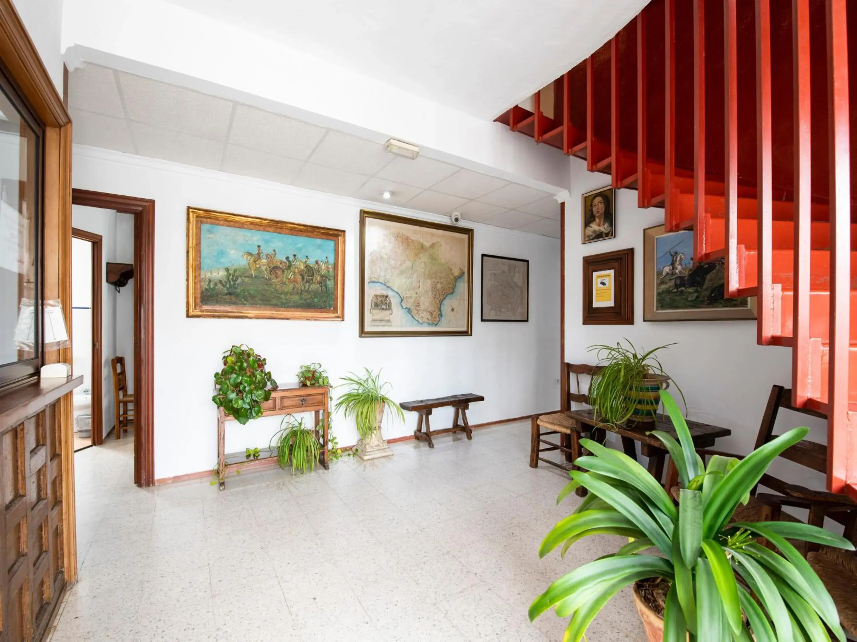 Lobby or reception in Hostal Santiago Lobby or reception in Hostal Santiago