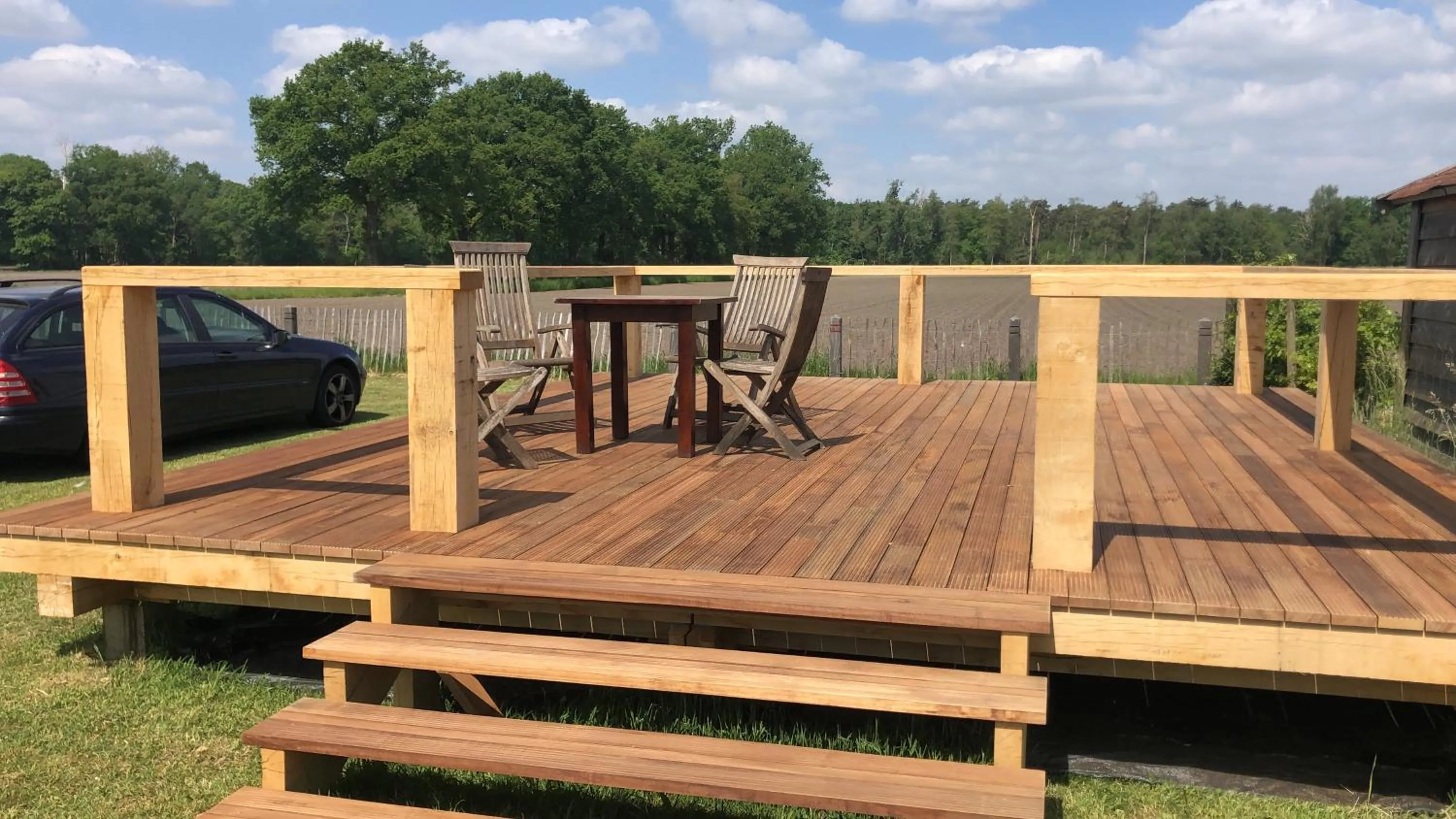 Balcony/Terrace in B&B 't Mjeels Pierke