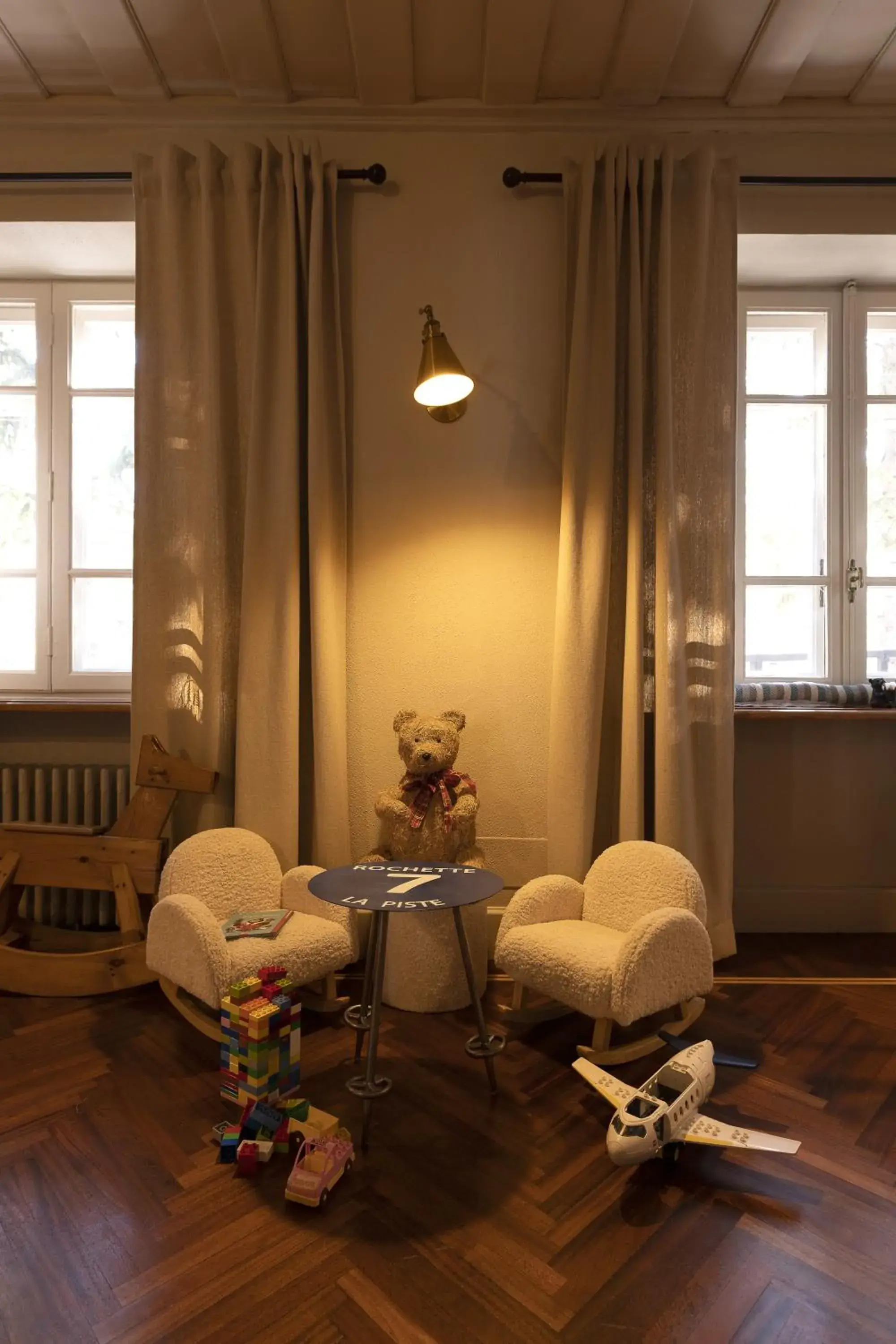 Living room in Aparthotel Claviere Living room in Aparthotel Claviere