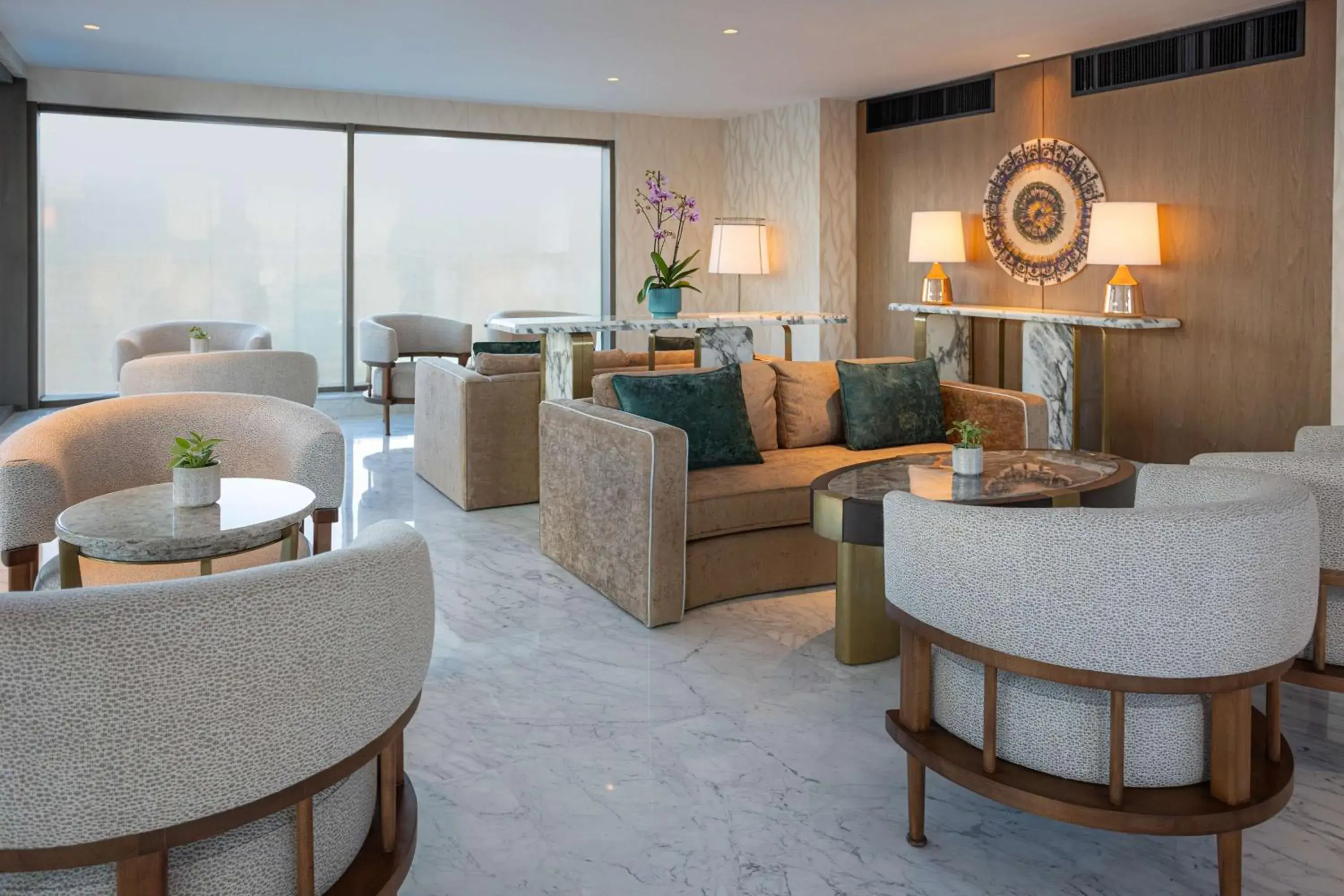 Lobby or reception in Kempinski Hotel Amman Lobby or reception in Kempinski Hotel Amman