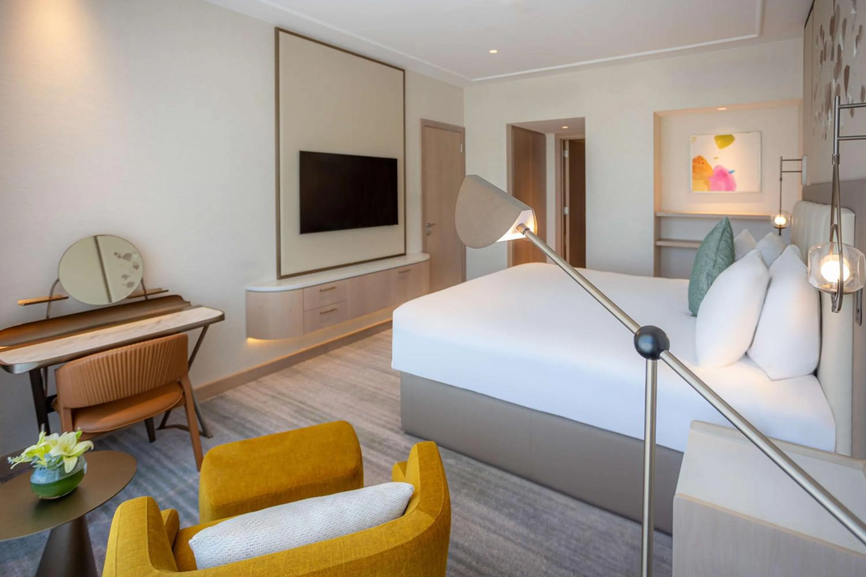 Bed in Kempinski Hotel Amman