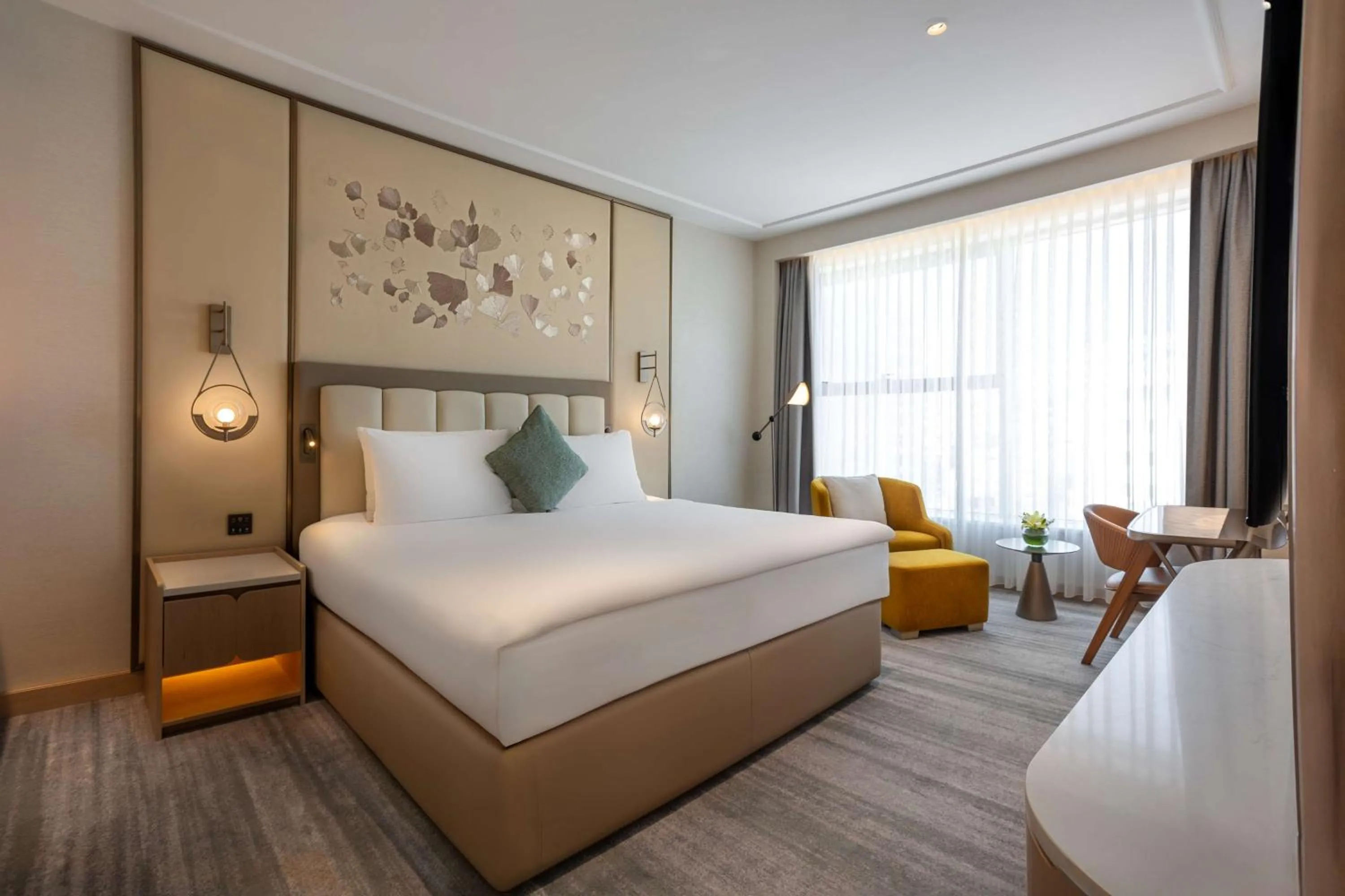 Bed in Kempinski Hotel Amman