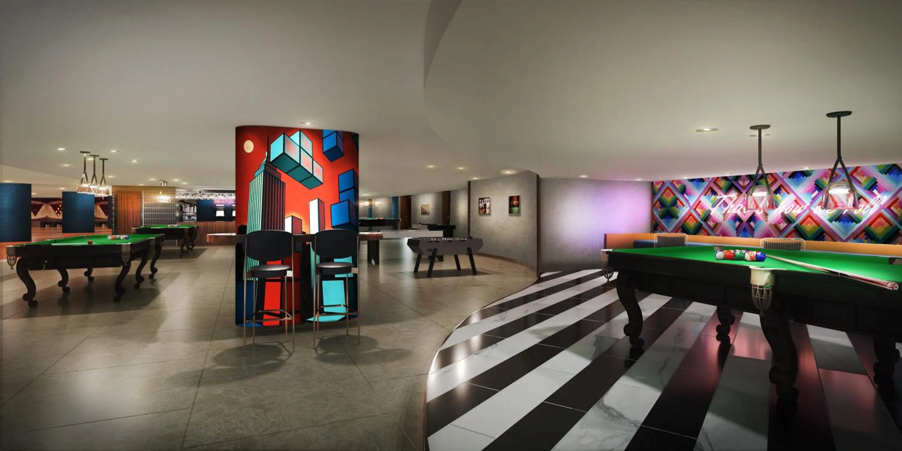 Bowling in Signia by Hilton