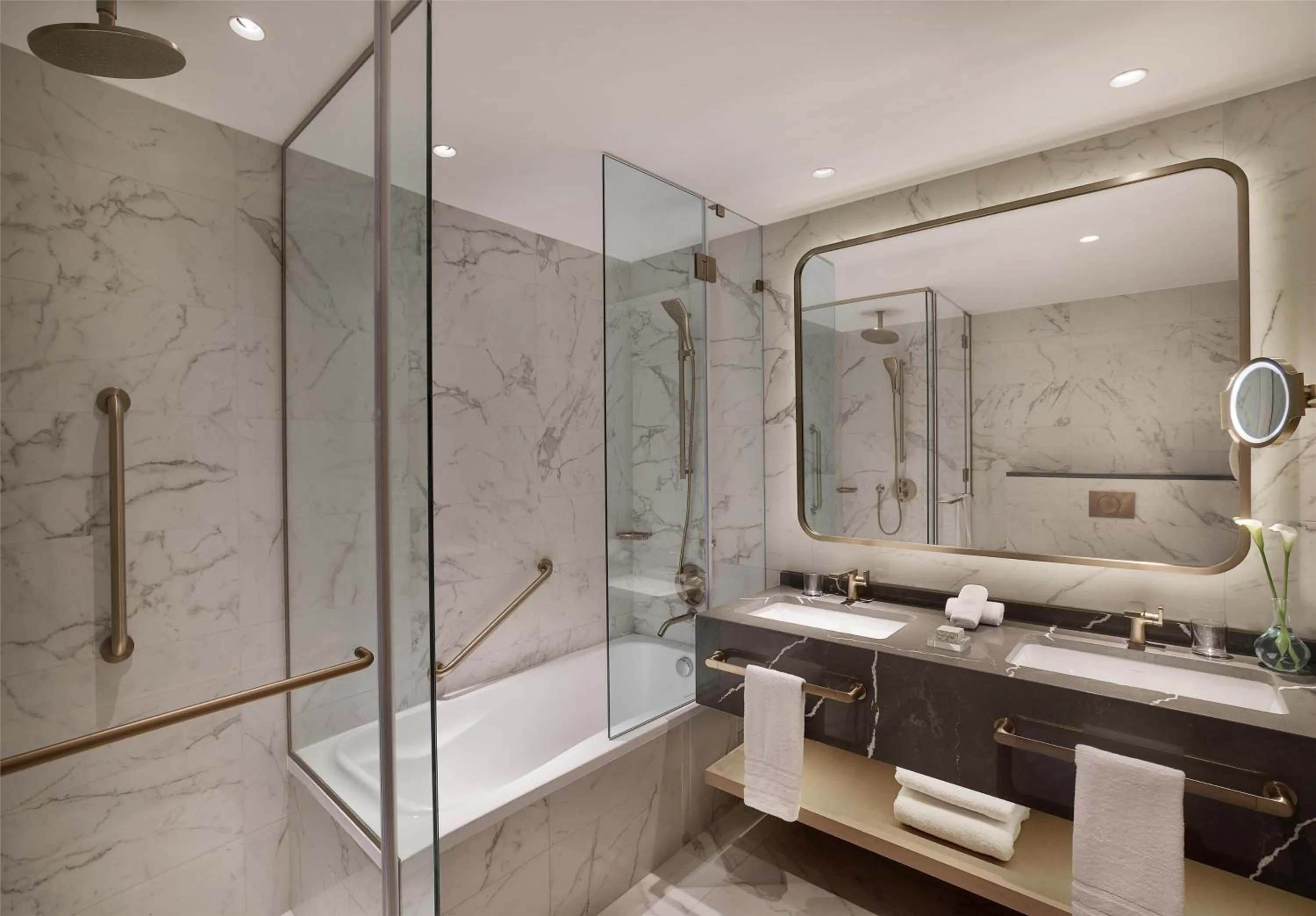 Bathroom in Signia by Hilton