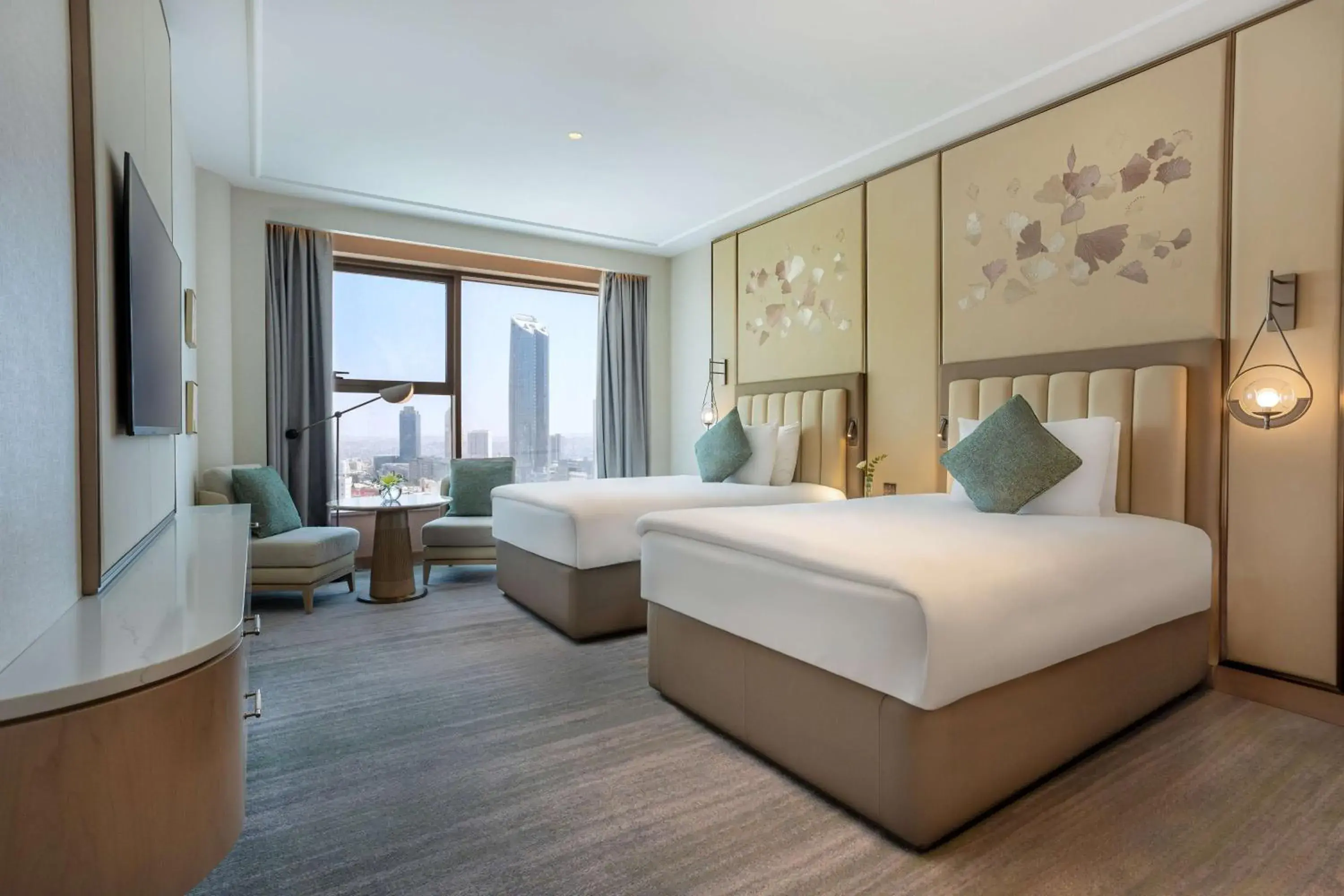 Premium Double Room with Two Double Beds in Kempinski Hotel Amman Premium Double Room with Two Double Beds in Kempinski Hotel Amman