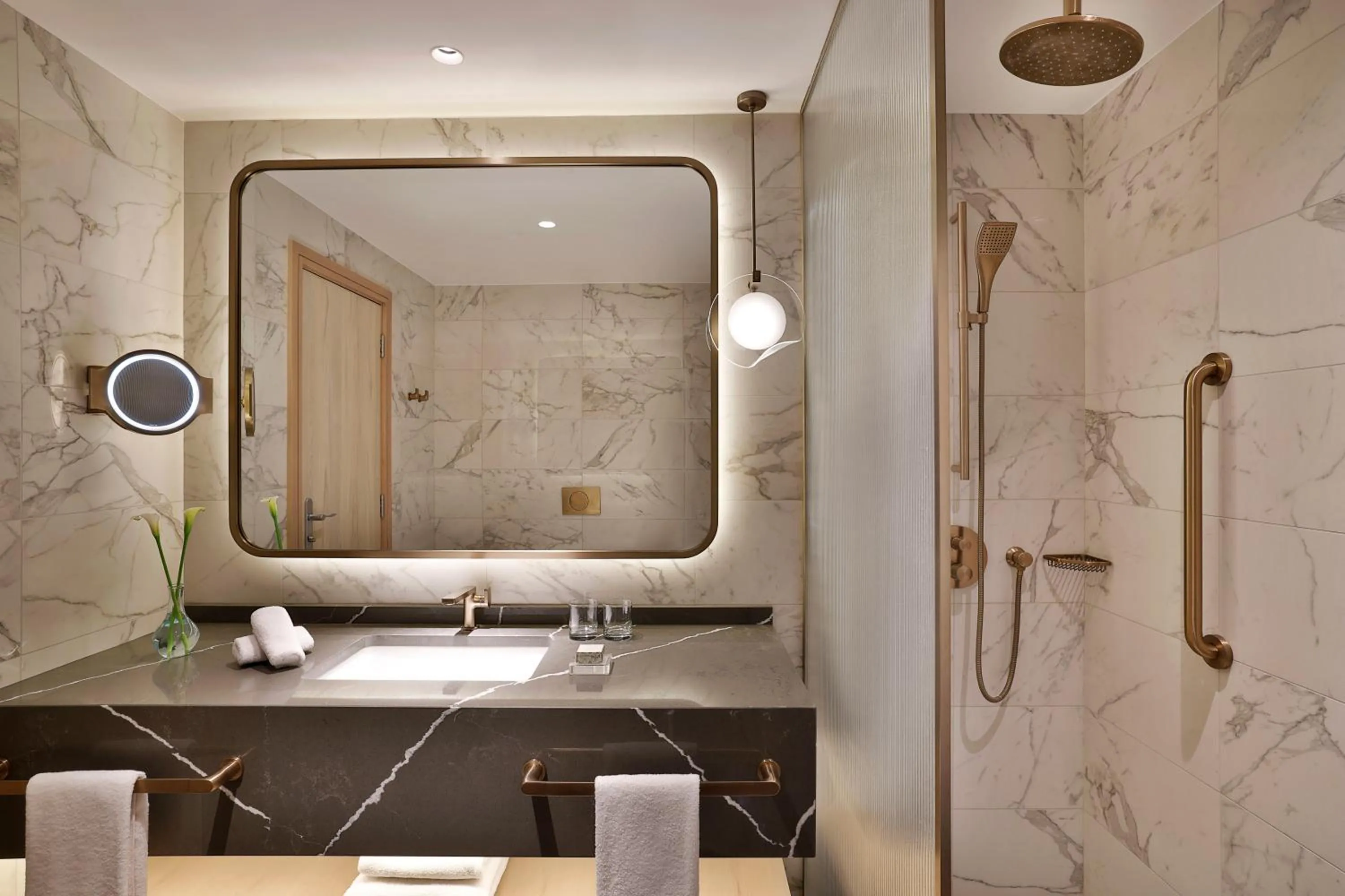 Bathroom in Signia by Hilton