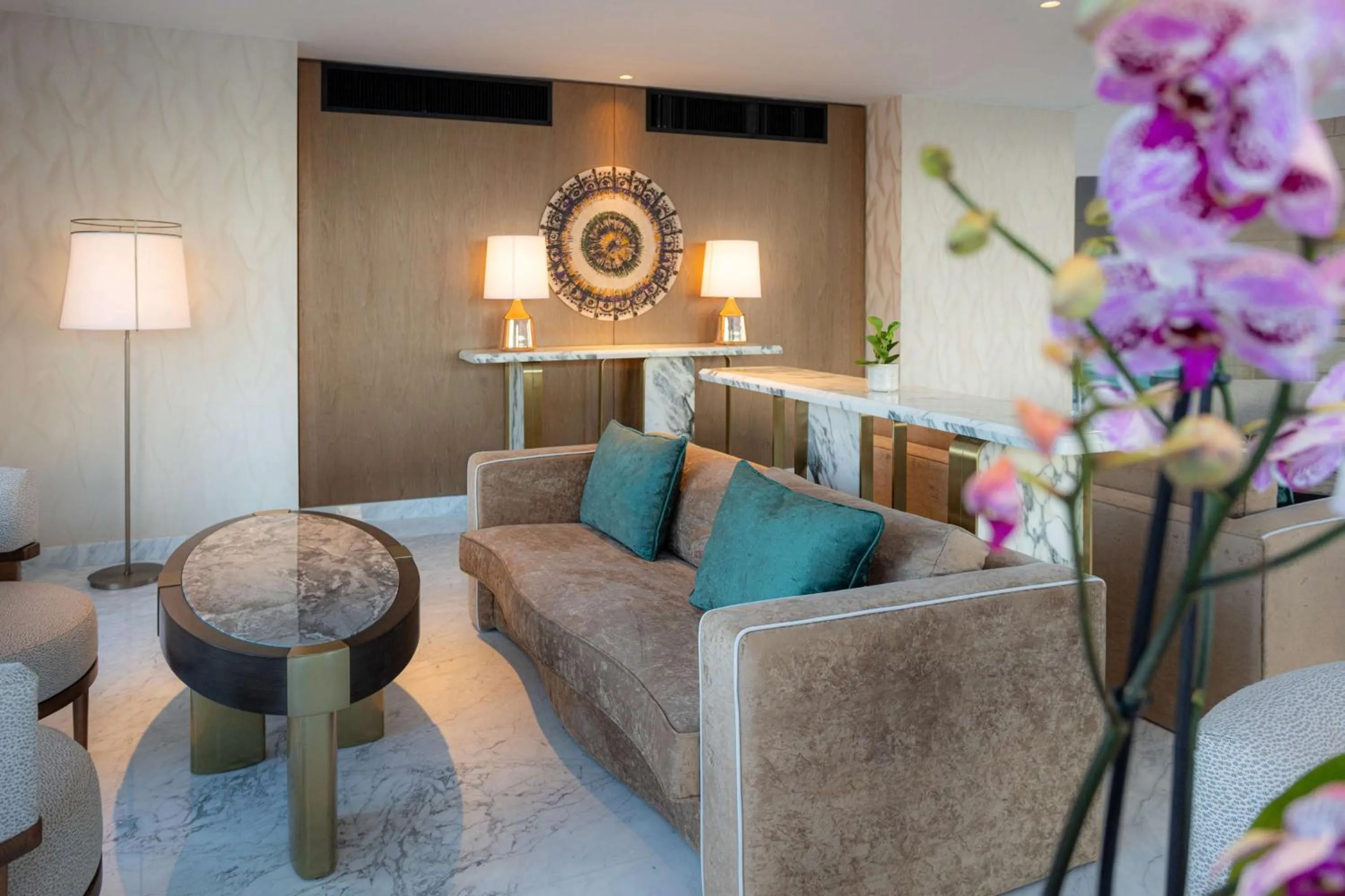 Lobby or reception in Kempinski Hotel Amman