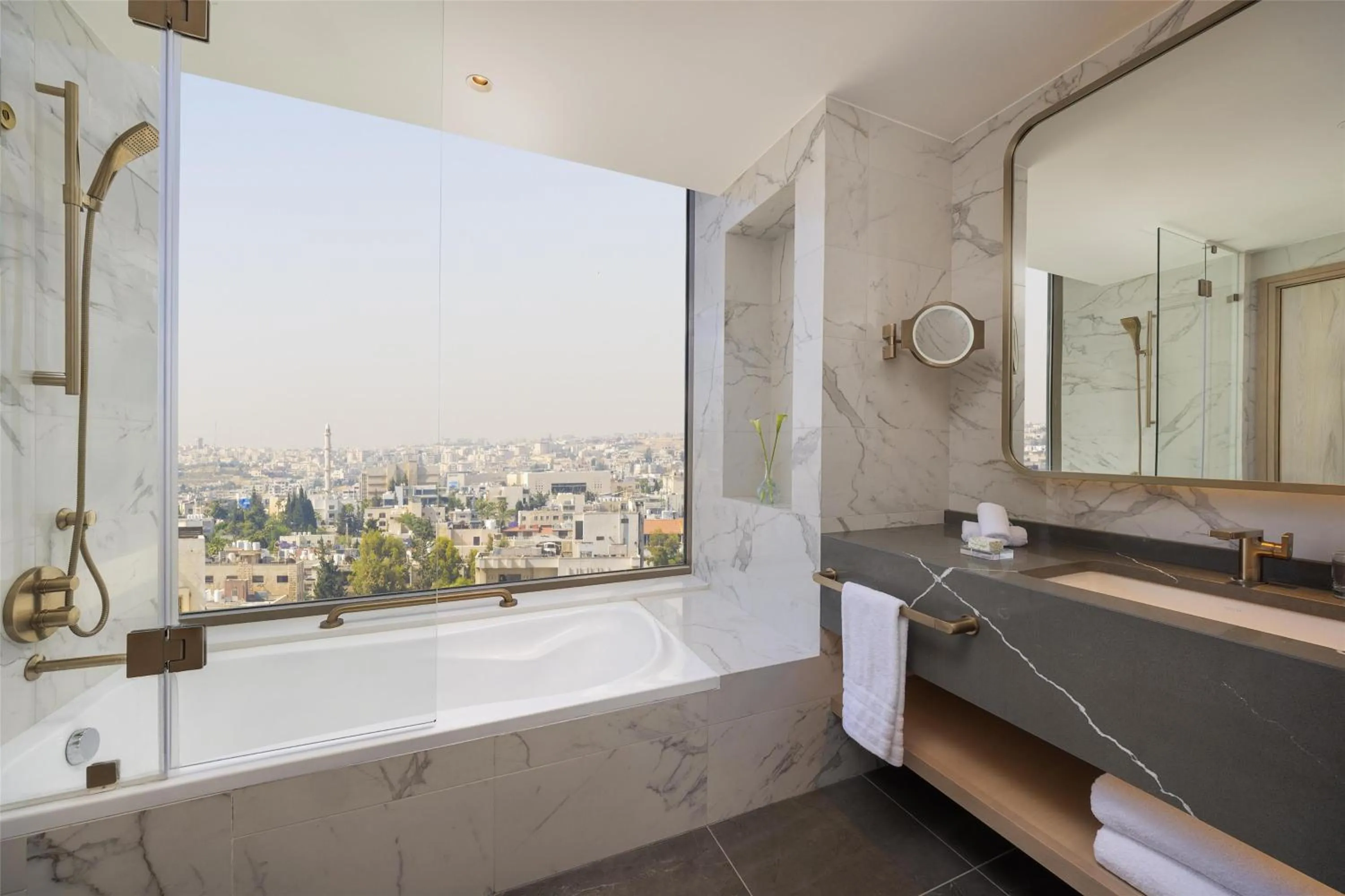 Bathroom in Signia by Hilton