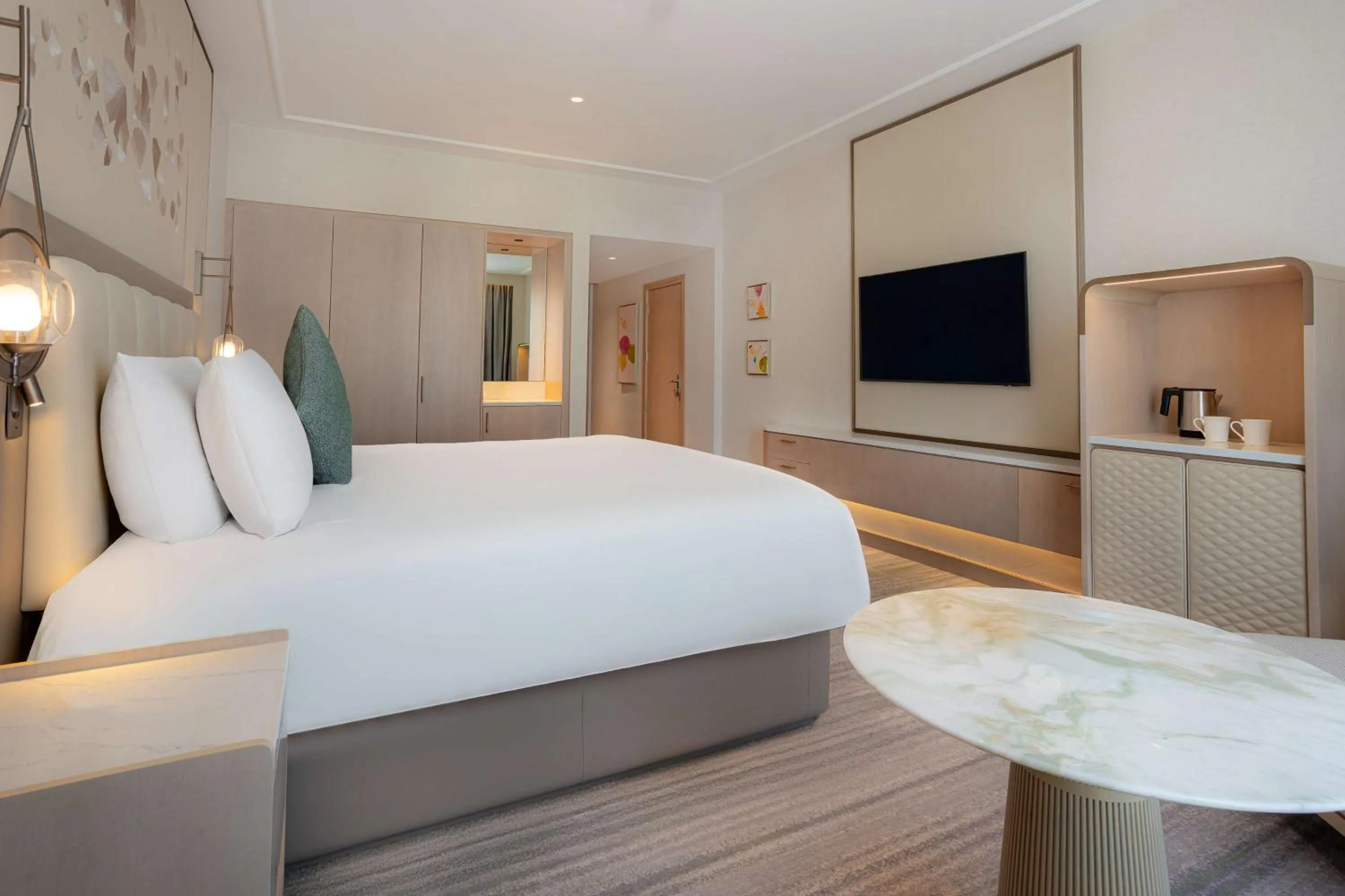 Bed in Kempinski Hotel Amman