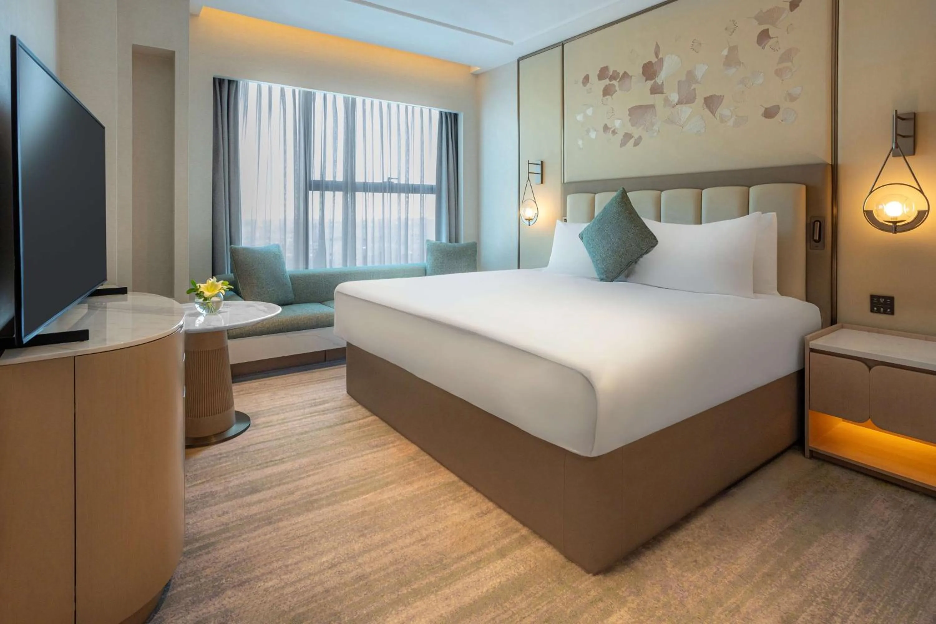 Bed in Kempinski Hotel Amman