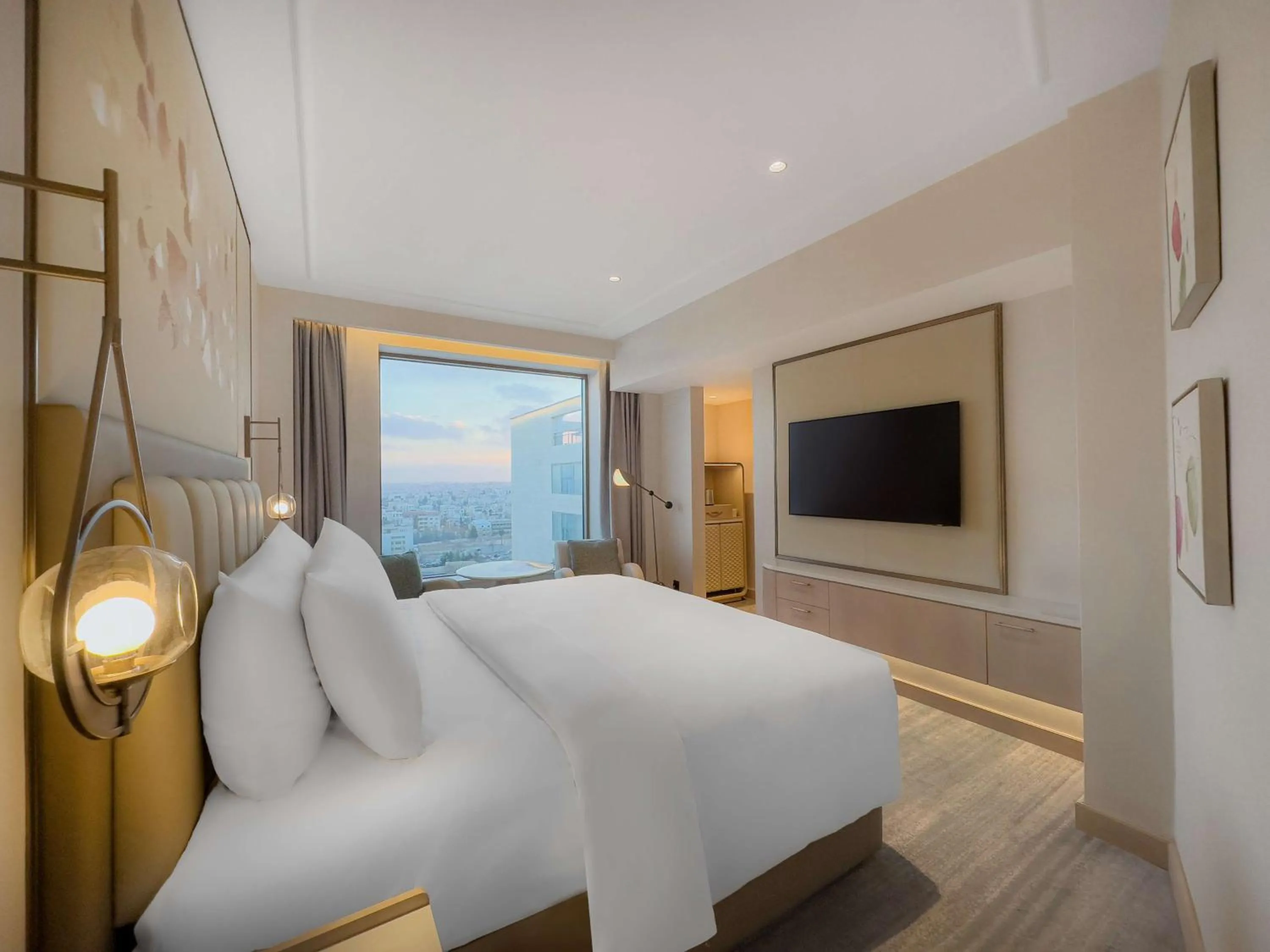 Bed in Kempinski Hotel Amman