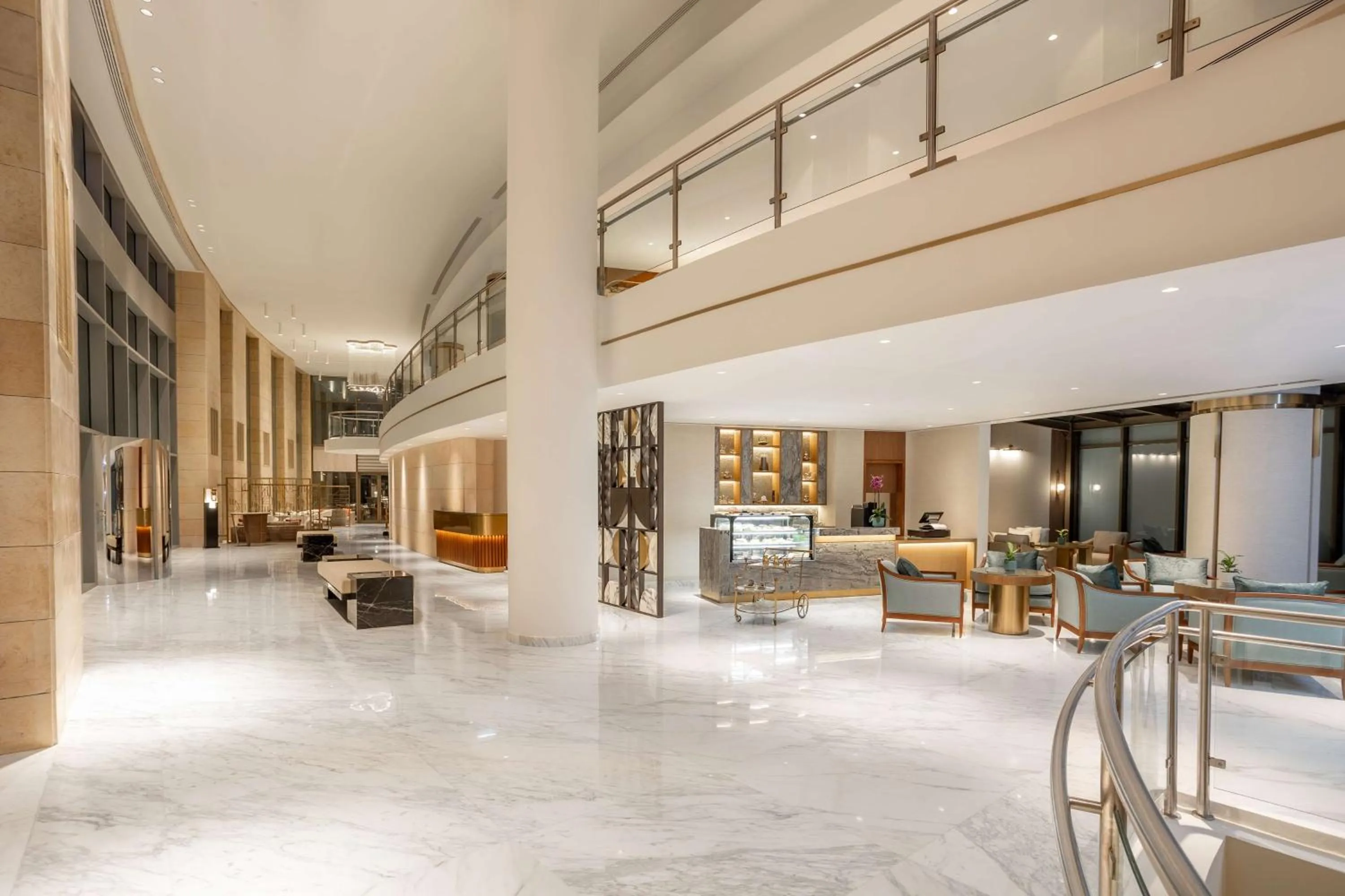 Lobby or reception in Kempinski Hotel Amman