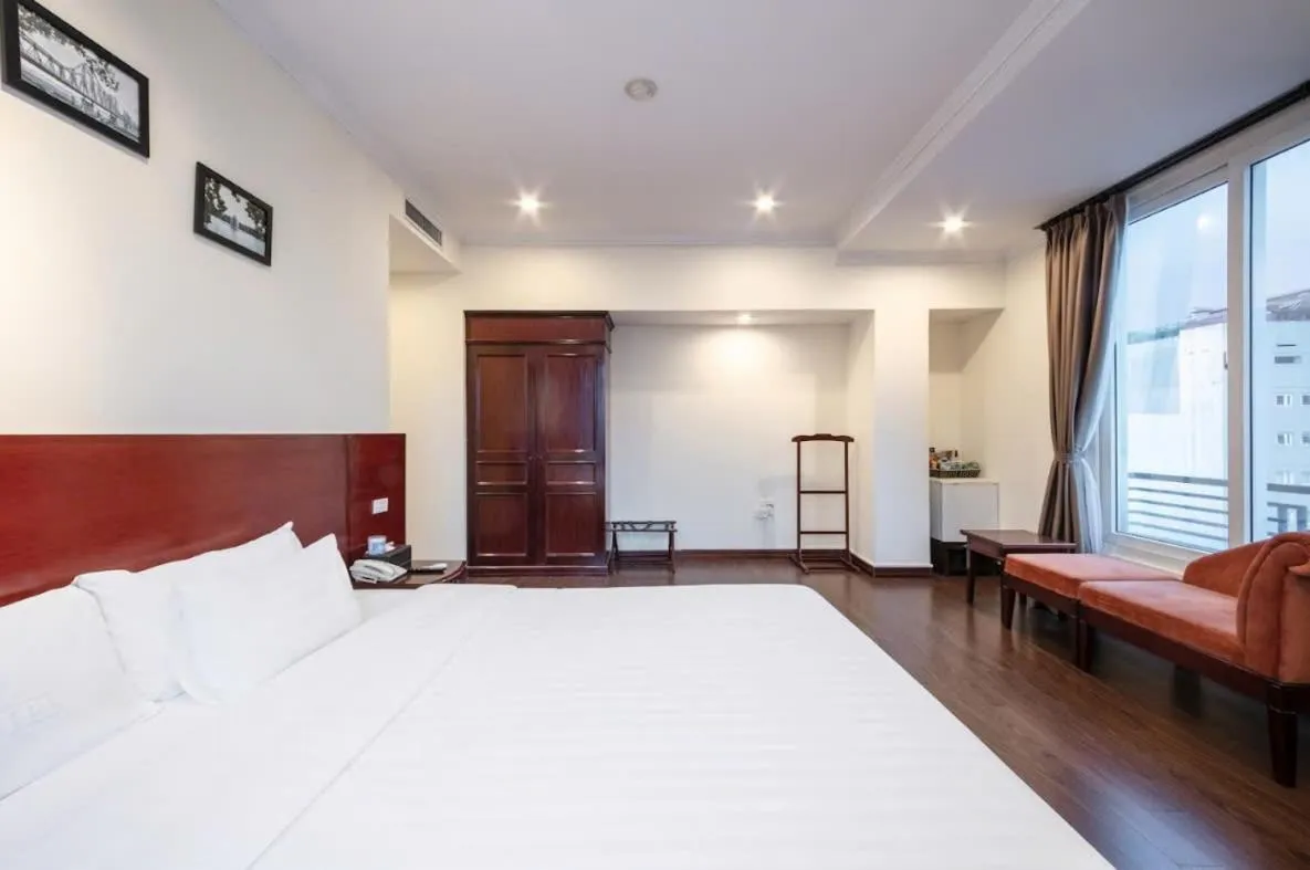 Bed in A25 Hotel - 15 Trần Quốc Toản