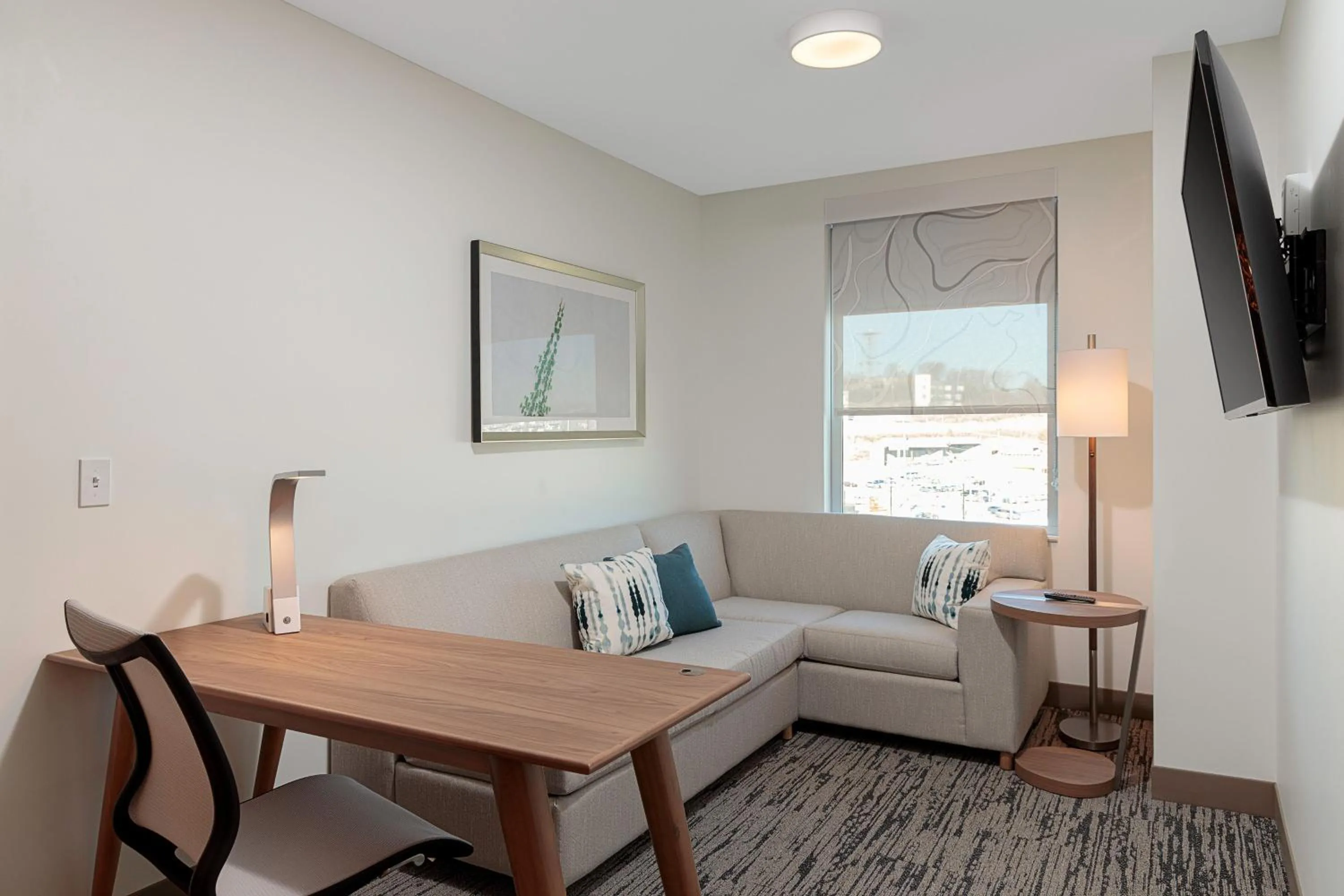 Living room in Element Nashville Vanderbilt West End