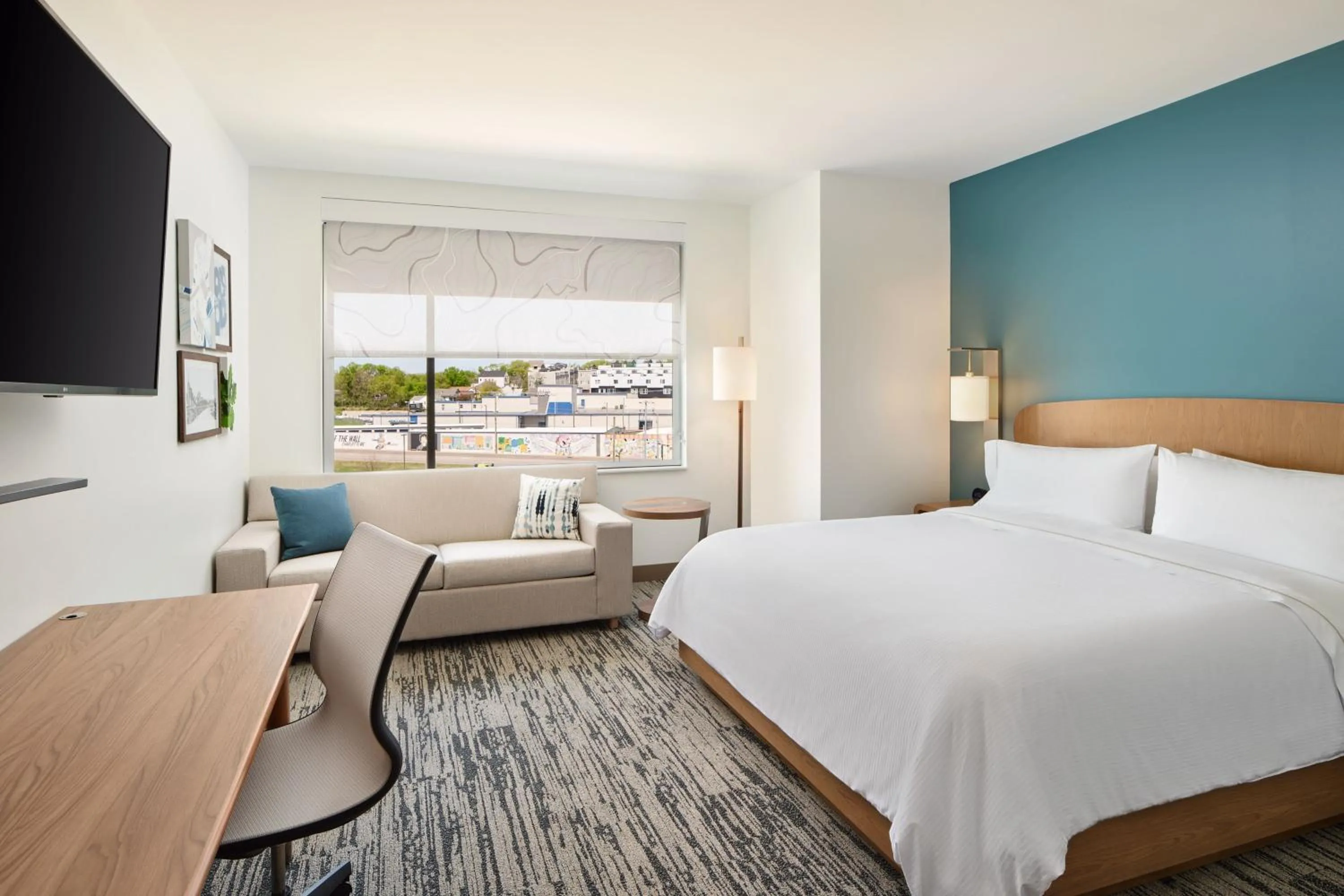 Photo of the whole room, Bed in Element Nashville Vanderbilt West End