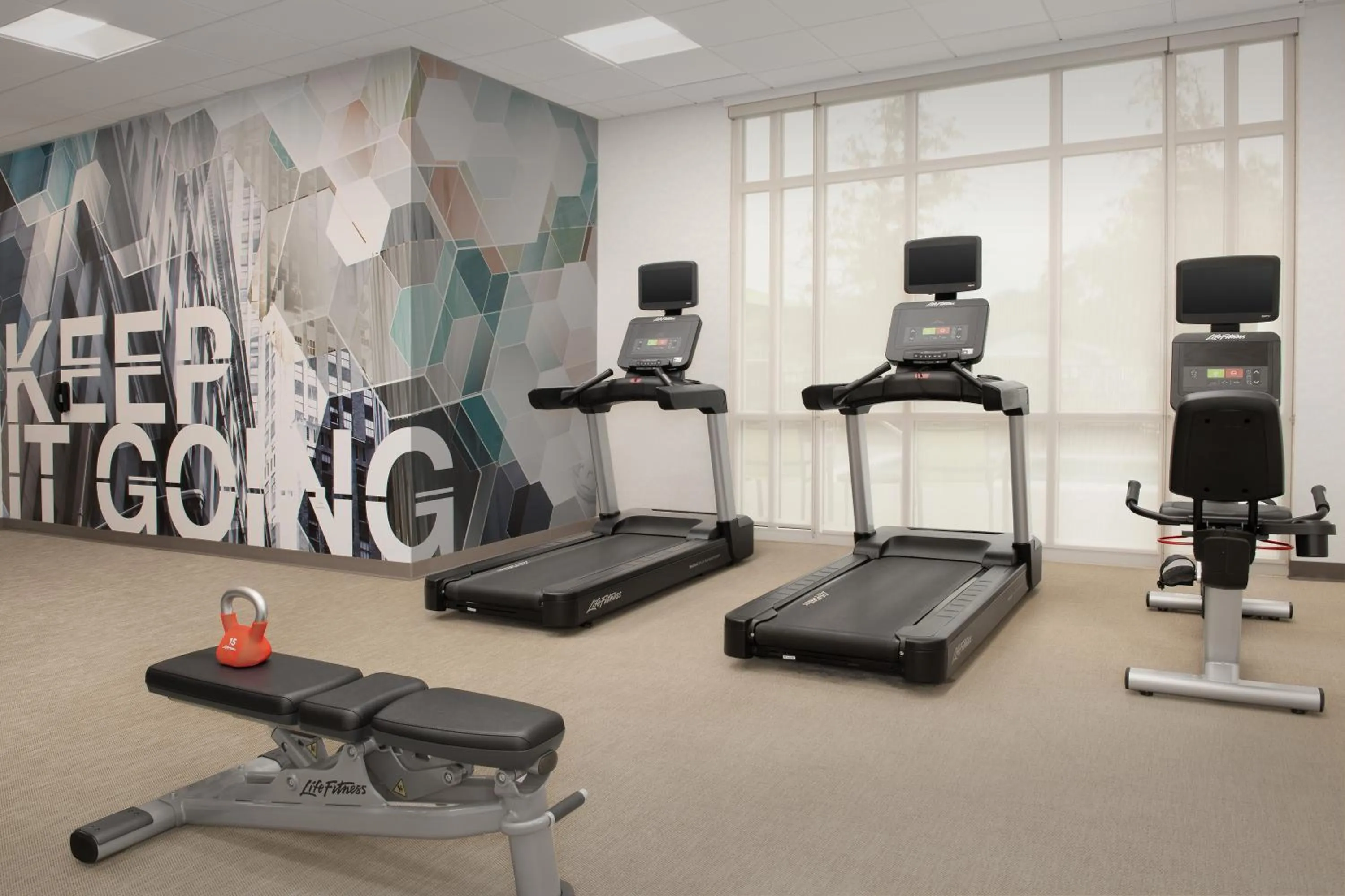Fitness centre/facilities in SpringHill Suites By Marriott Charleston Airport & Convention Center