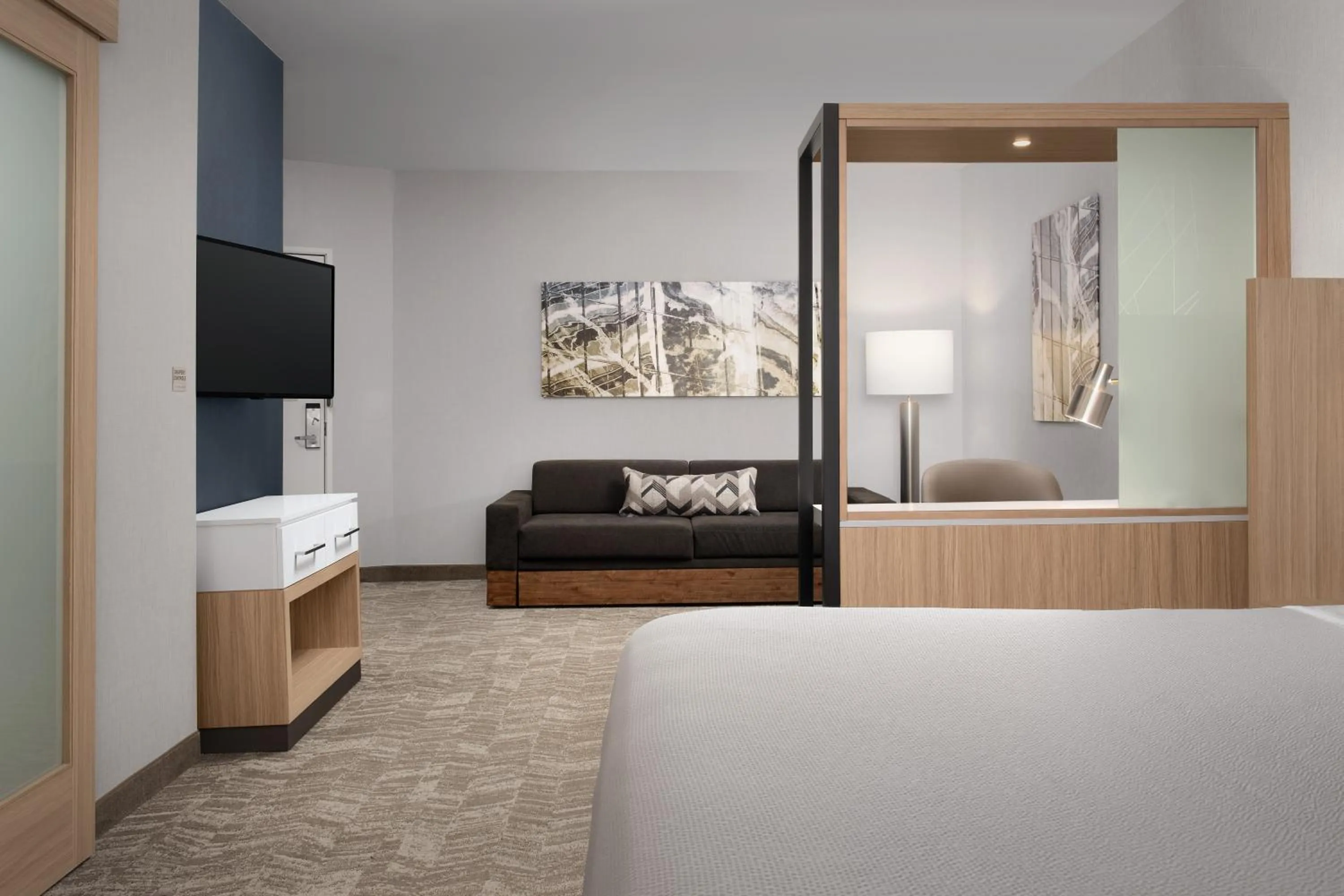 TV and multimedia, Bed in SpringHill Suites By Marriott Charleston Airport & Convention Center