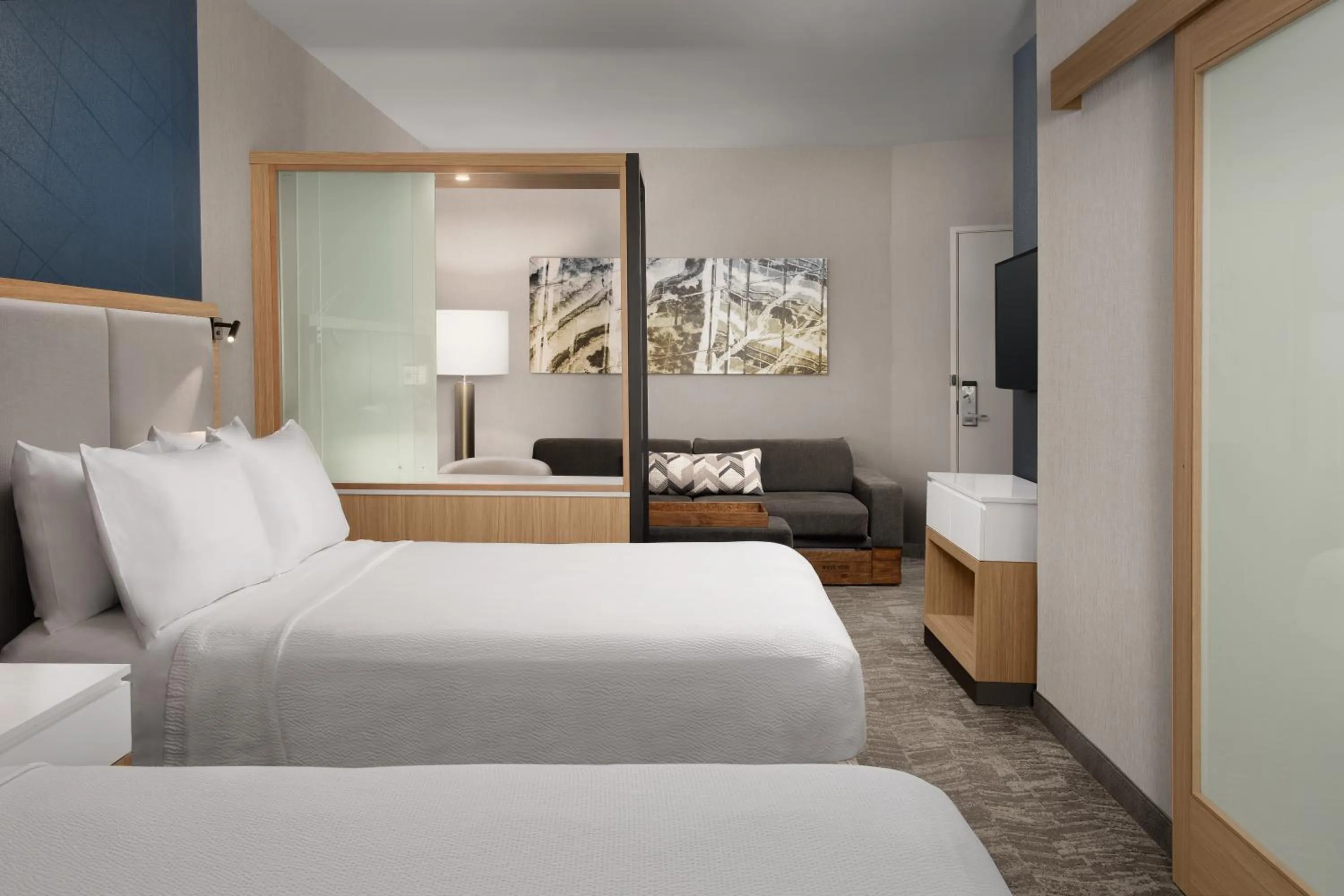 Photo of the whole room, Bed in SpringHill Suites By Marriott Charleston Airport & Convention Center