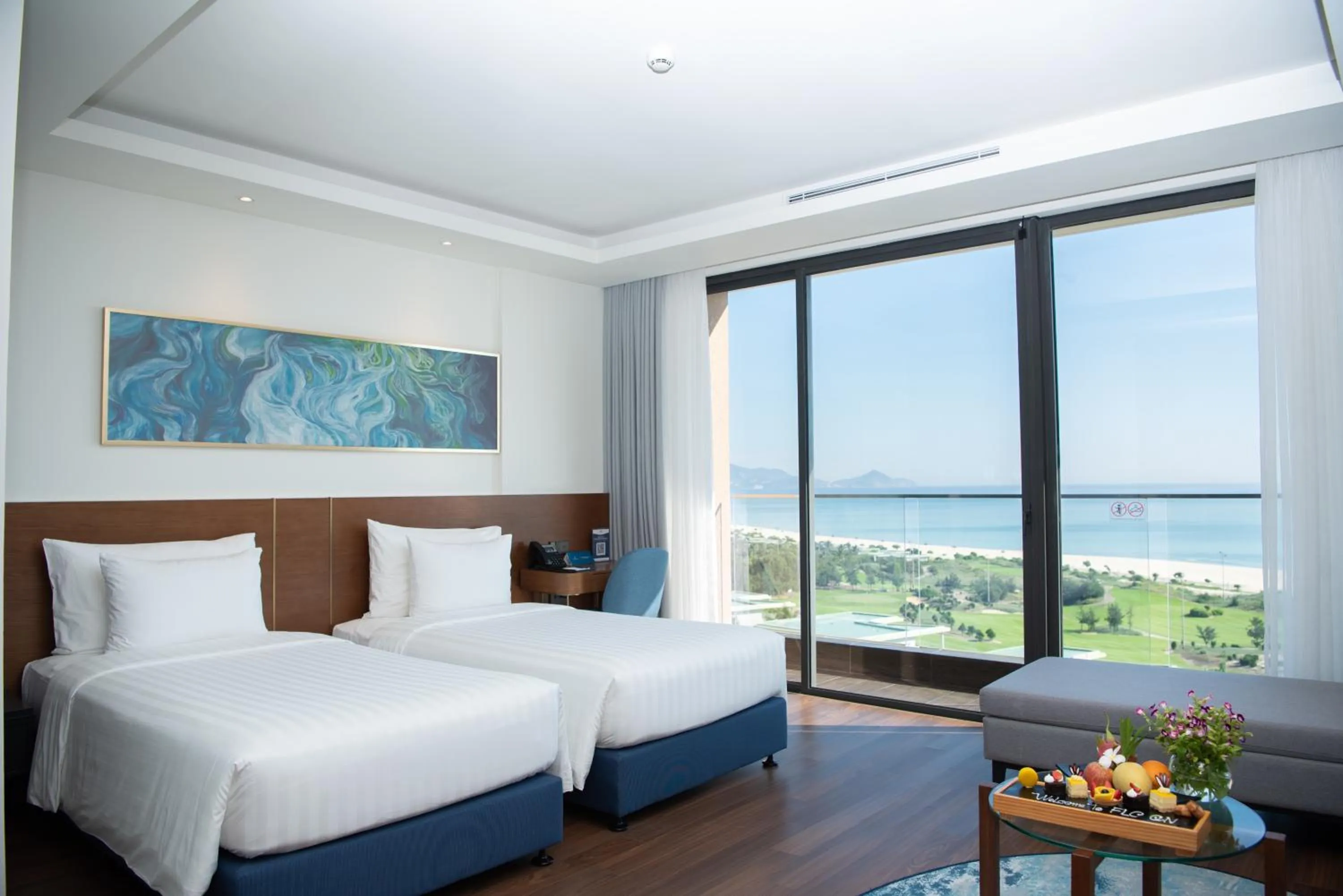 View (from property/room), Bed in FLC Grand Hotel Quy Nhon