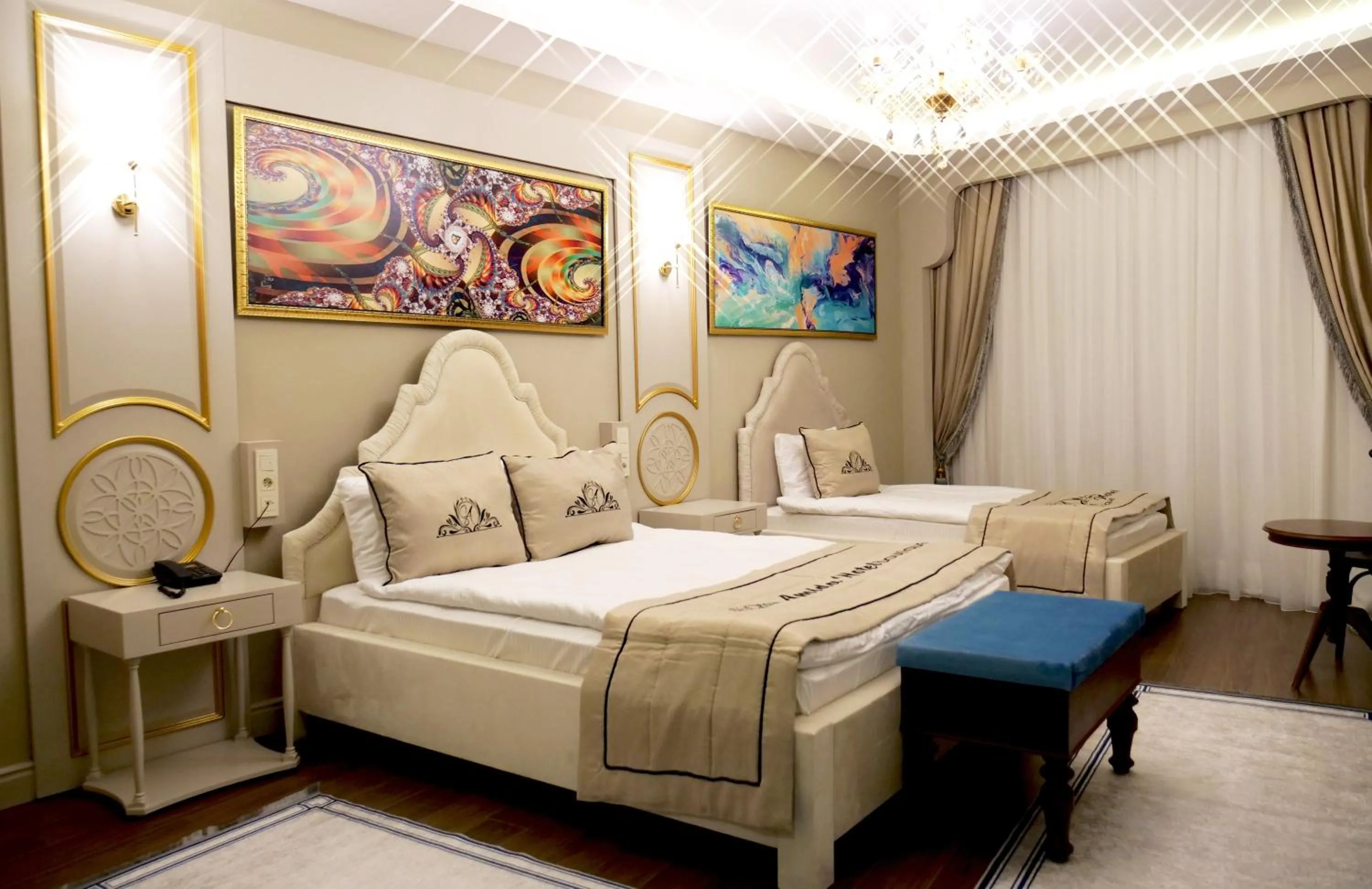 Bed in Amida Boutique Otel