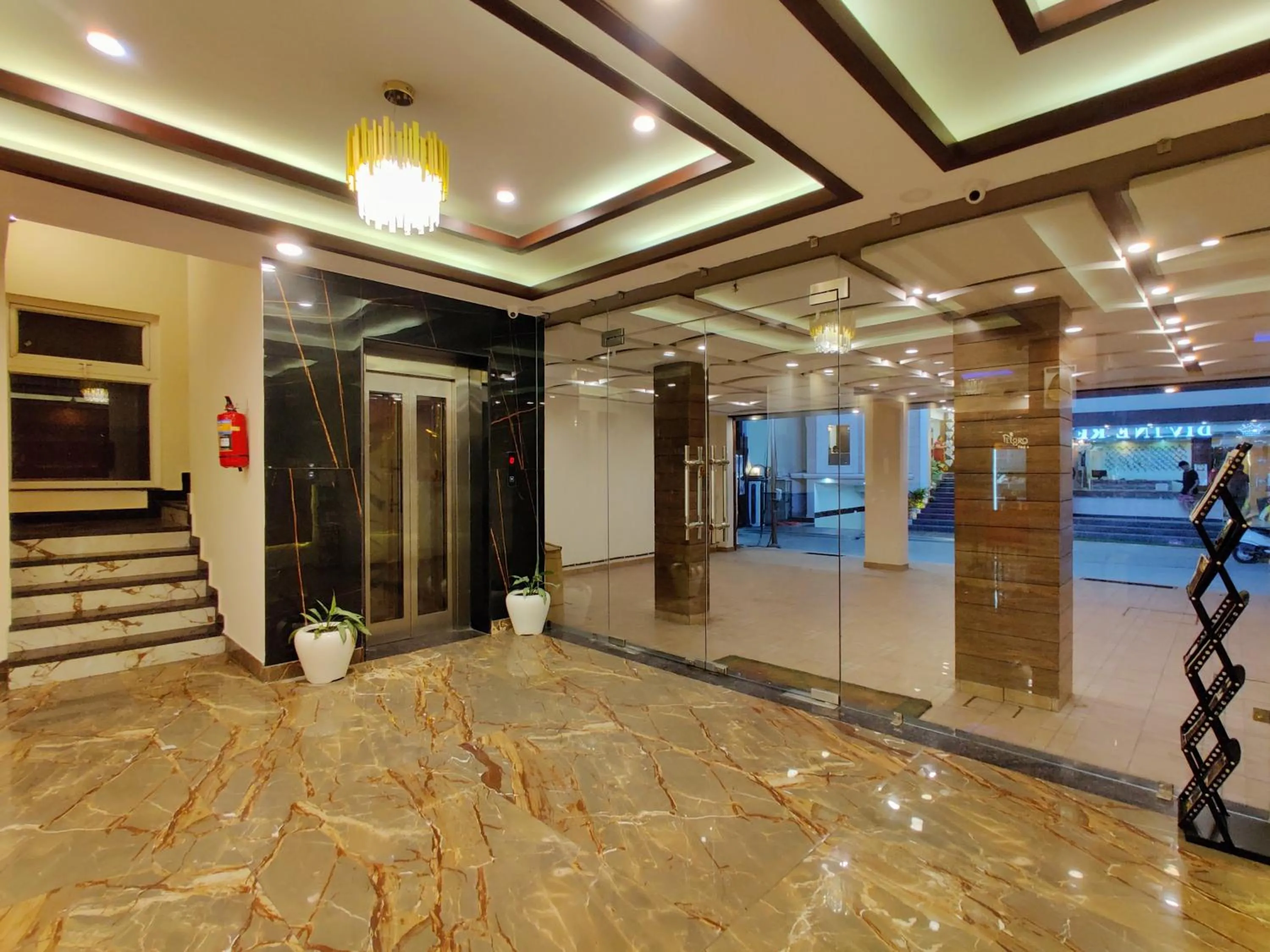 Facade/entrance in Hotel Divine Residency