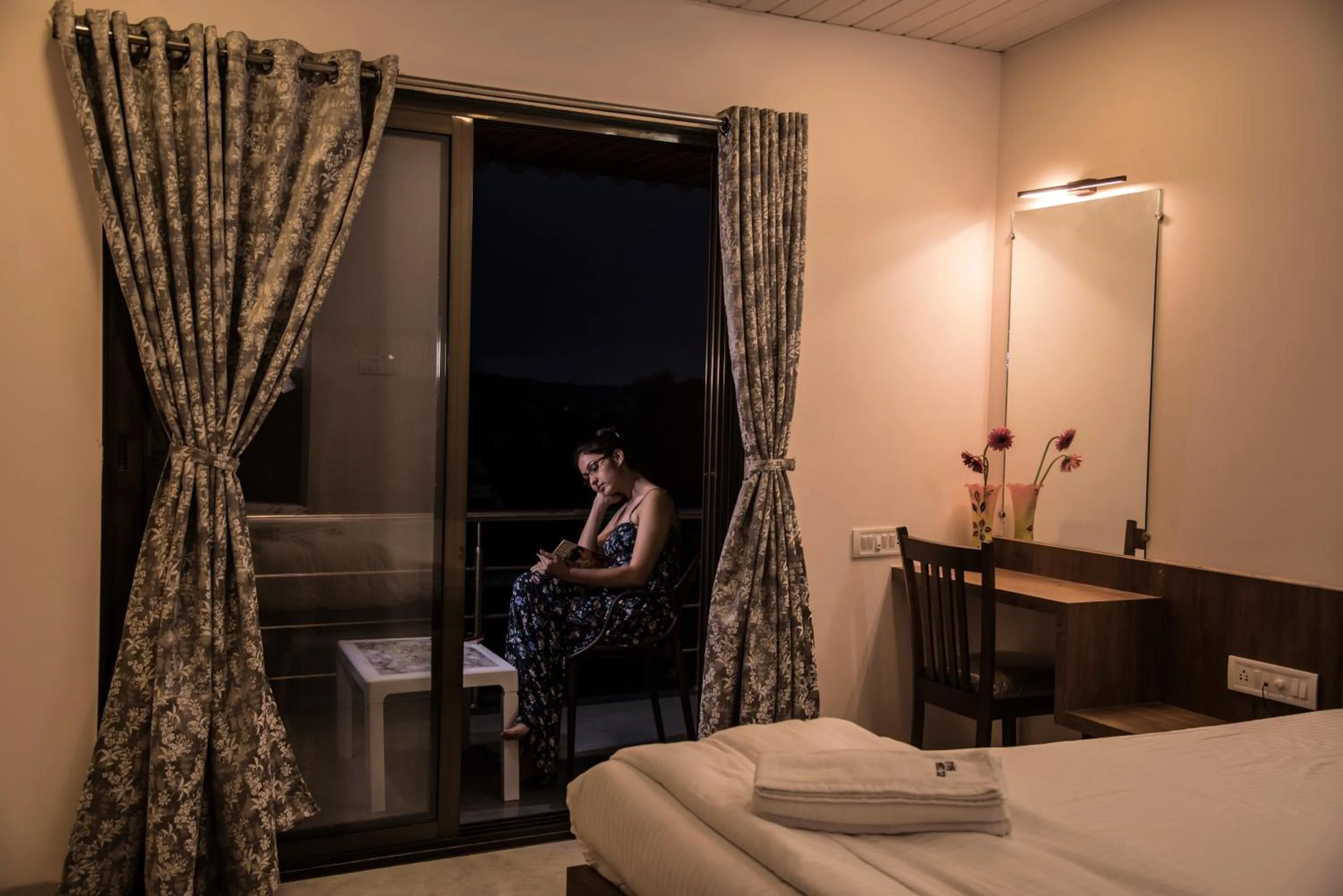 Bed in Stone shelter