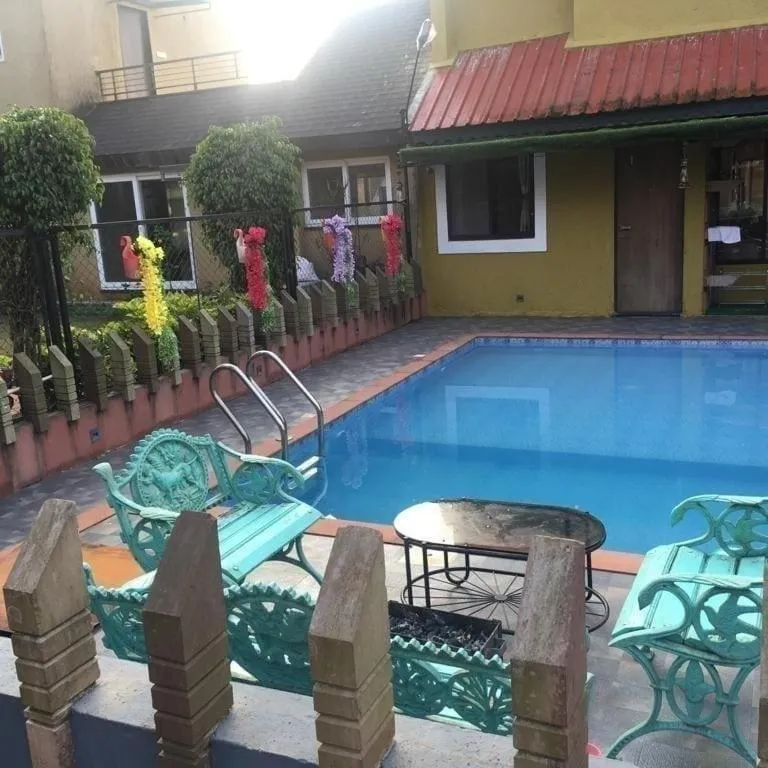 Swimming pool in Stone shelter