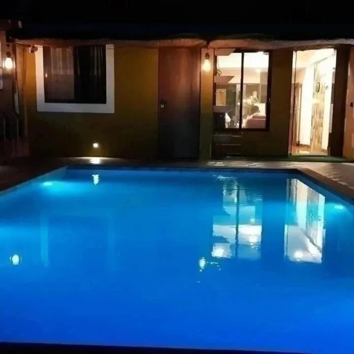 Swimming pool in Stone shelter