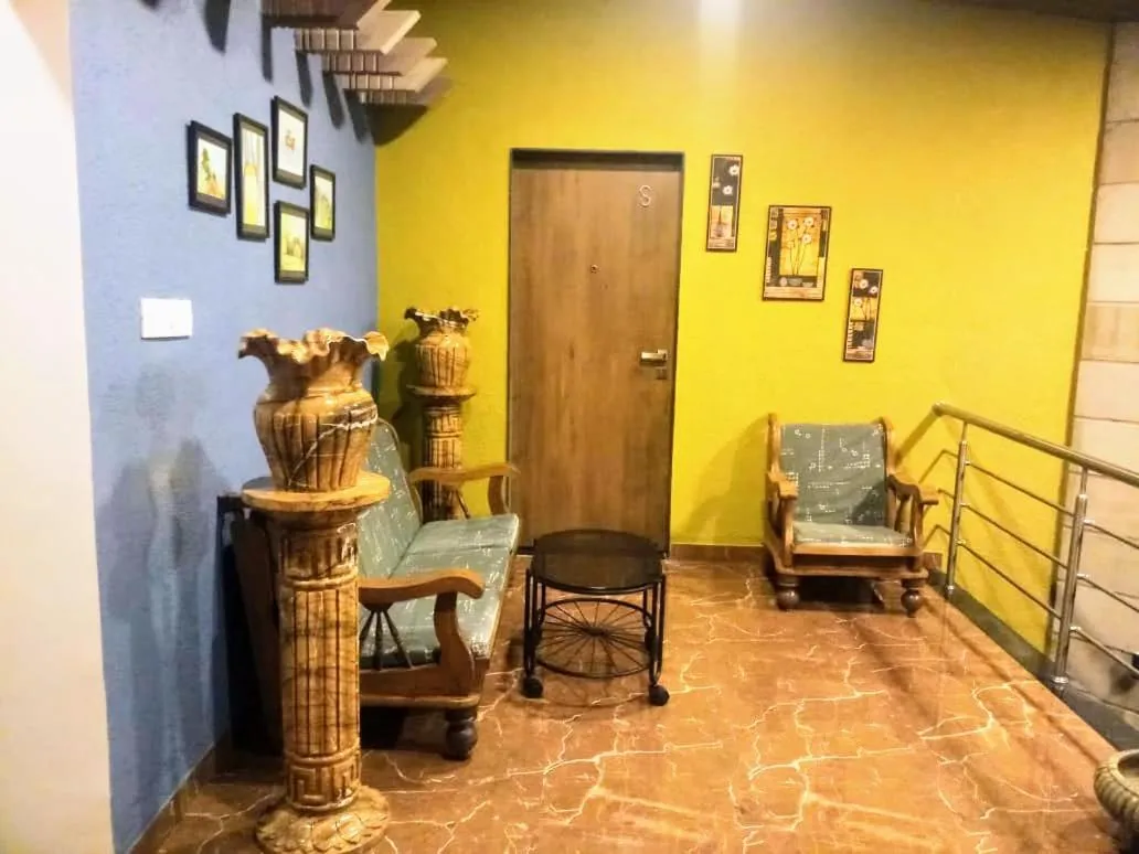 Communal lounge/ TV room in Stone shelter