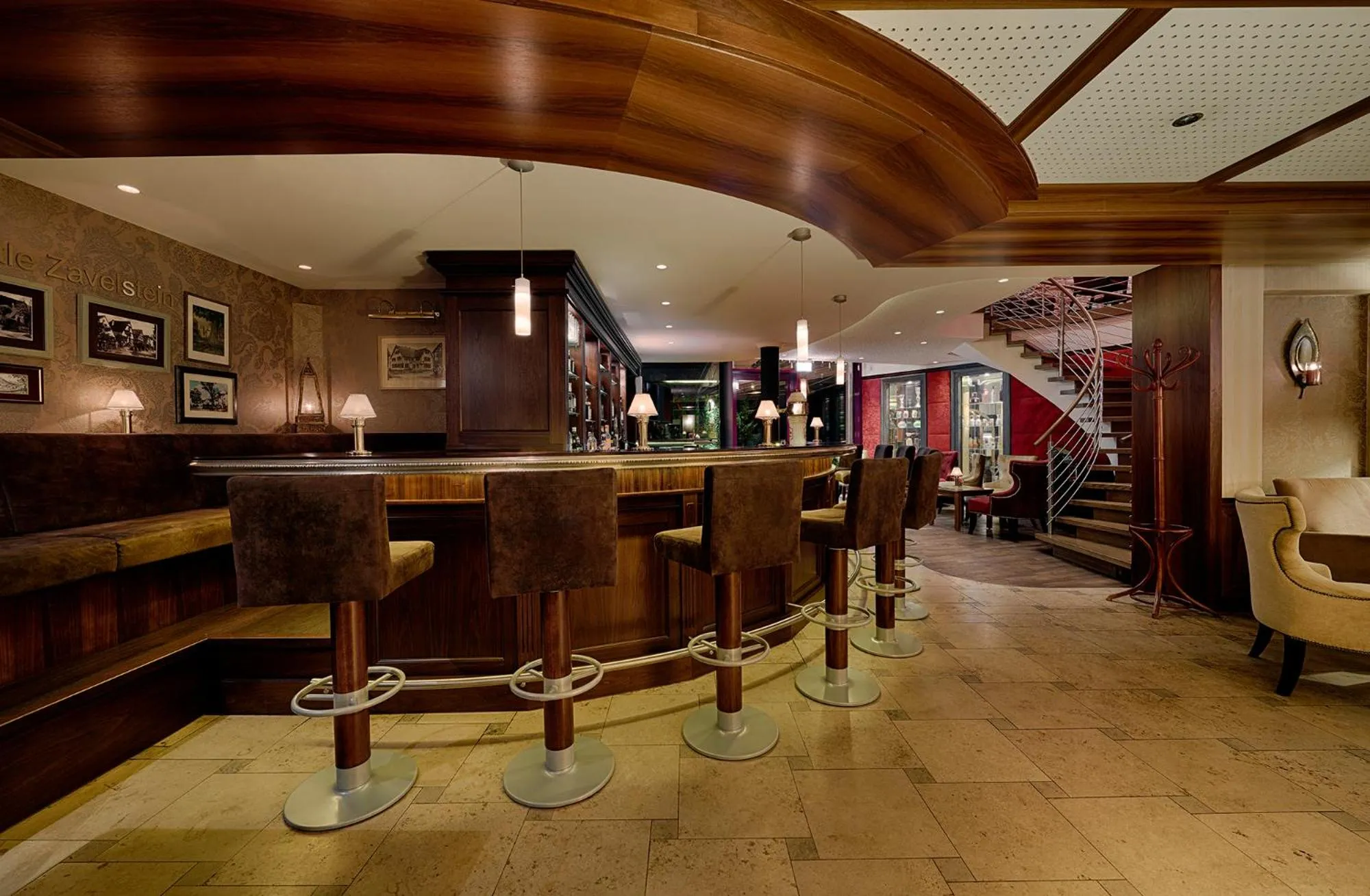 Lounge or bar in Hotel Kronelamm im Schwarzwald