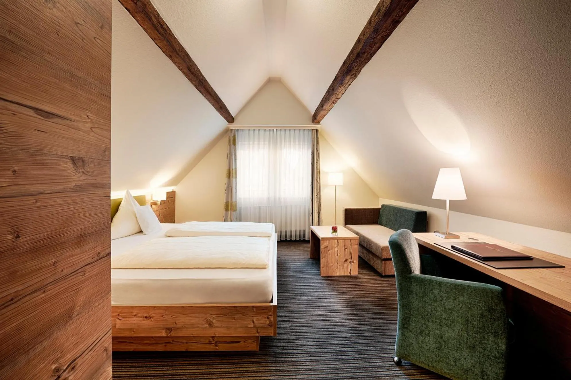 Photo of the whole room, Bed in Hotel Kronelamm im Schwarzwald