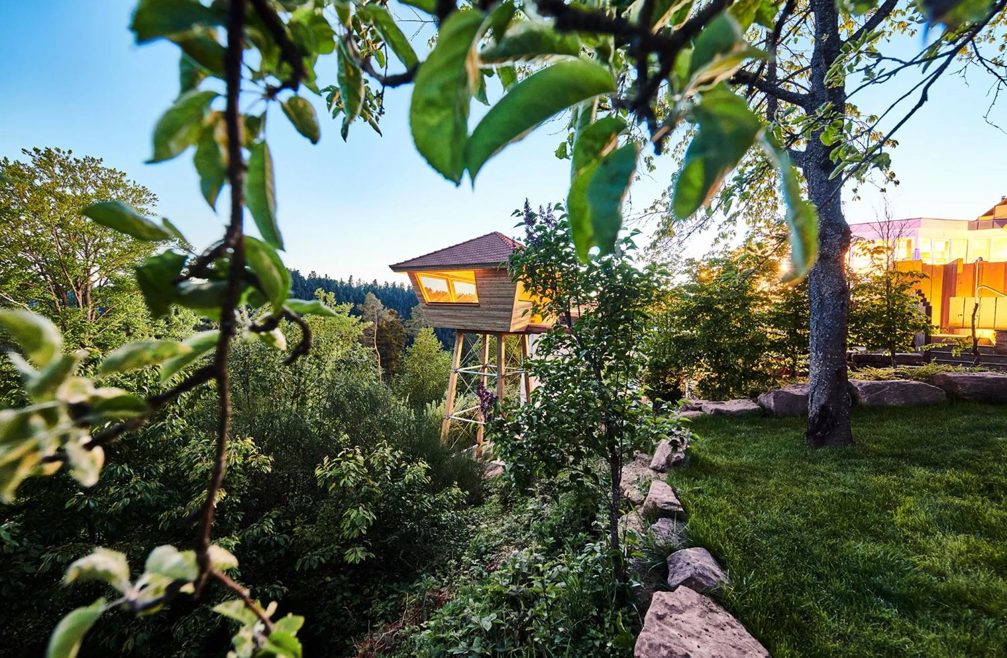 Garden in Hotel Kronelamm im Schwarzwald