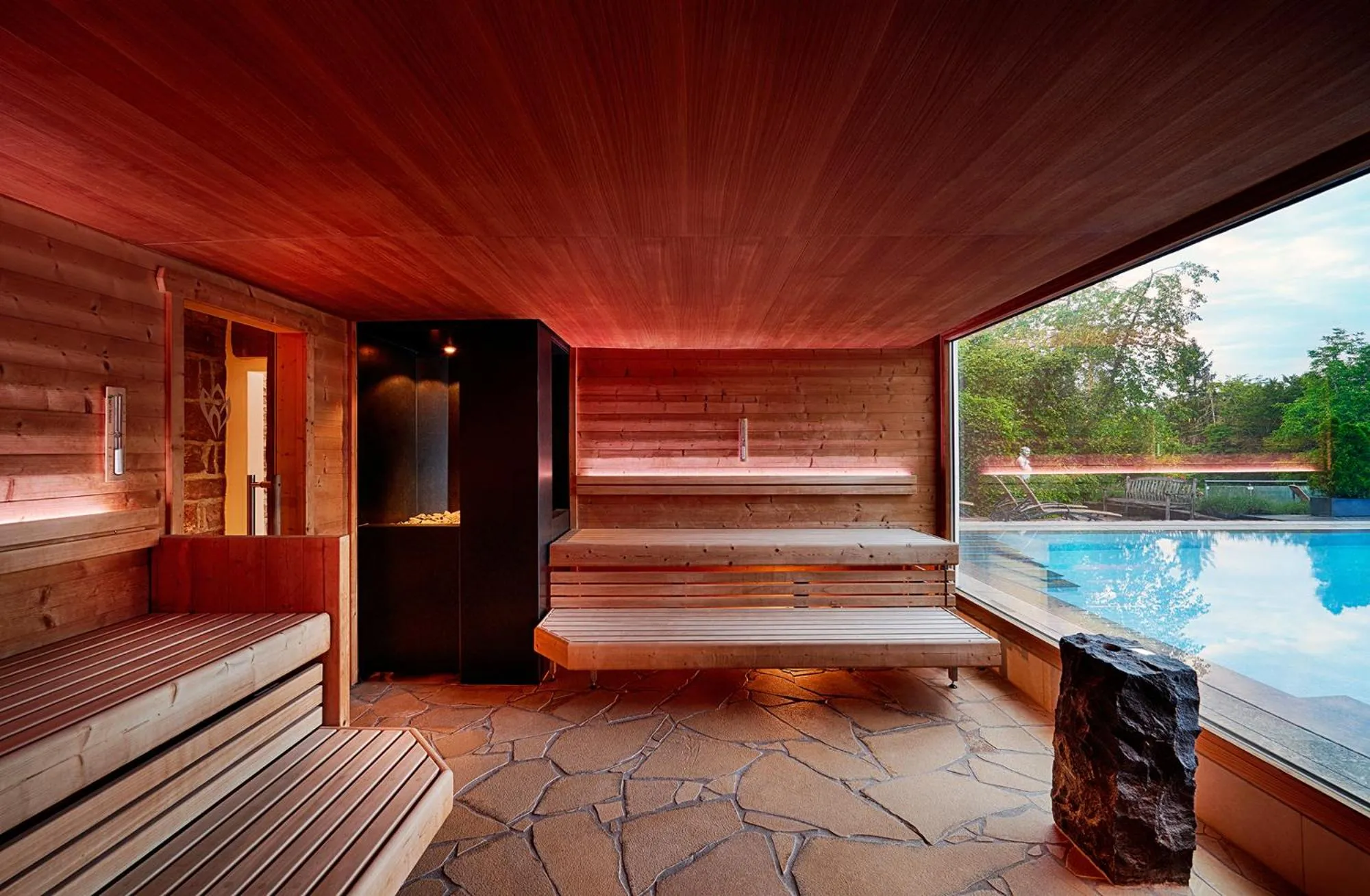 Sauna in Hotel Kronelamm im Schwarzwald