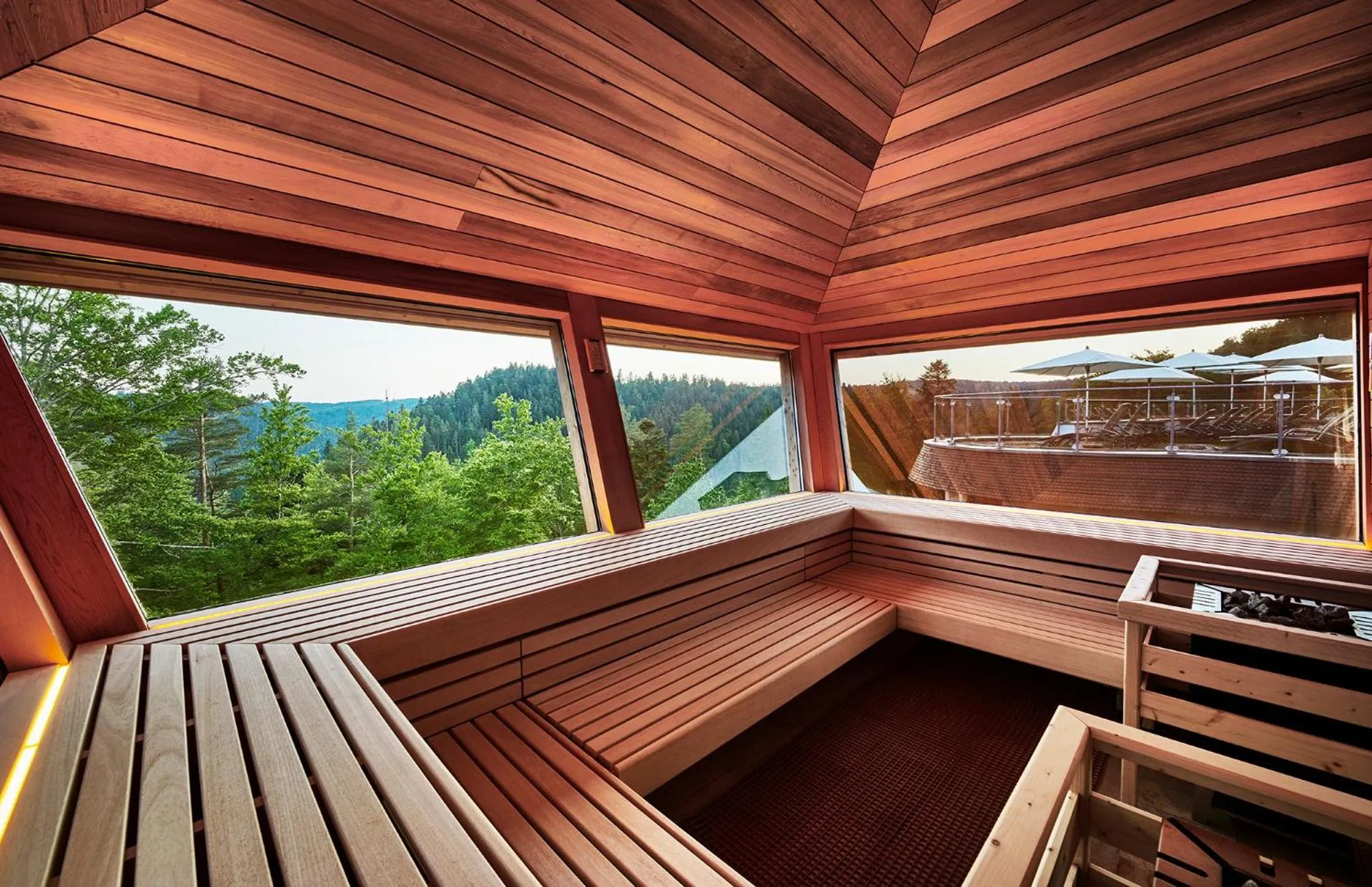 Sauna in Hotel Kronelamm im Schwarzwald
