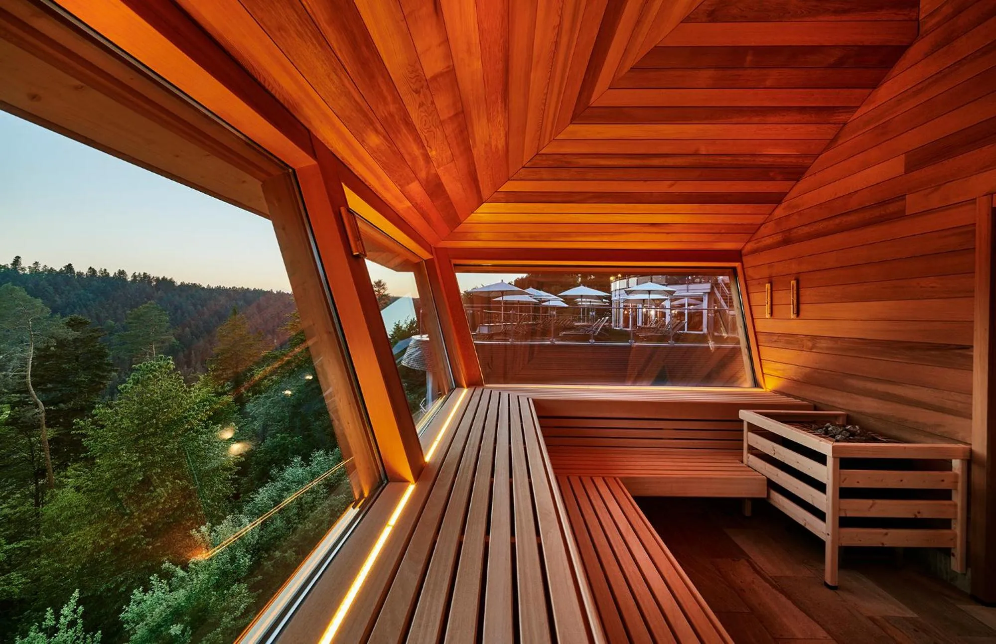 Sauna in Hotel Kronelamm im Schwarzwald