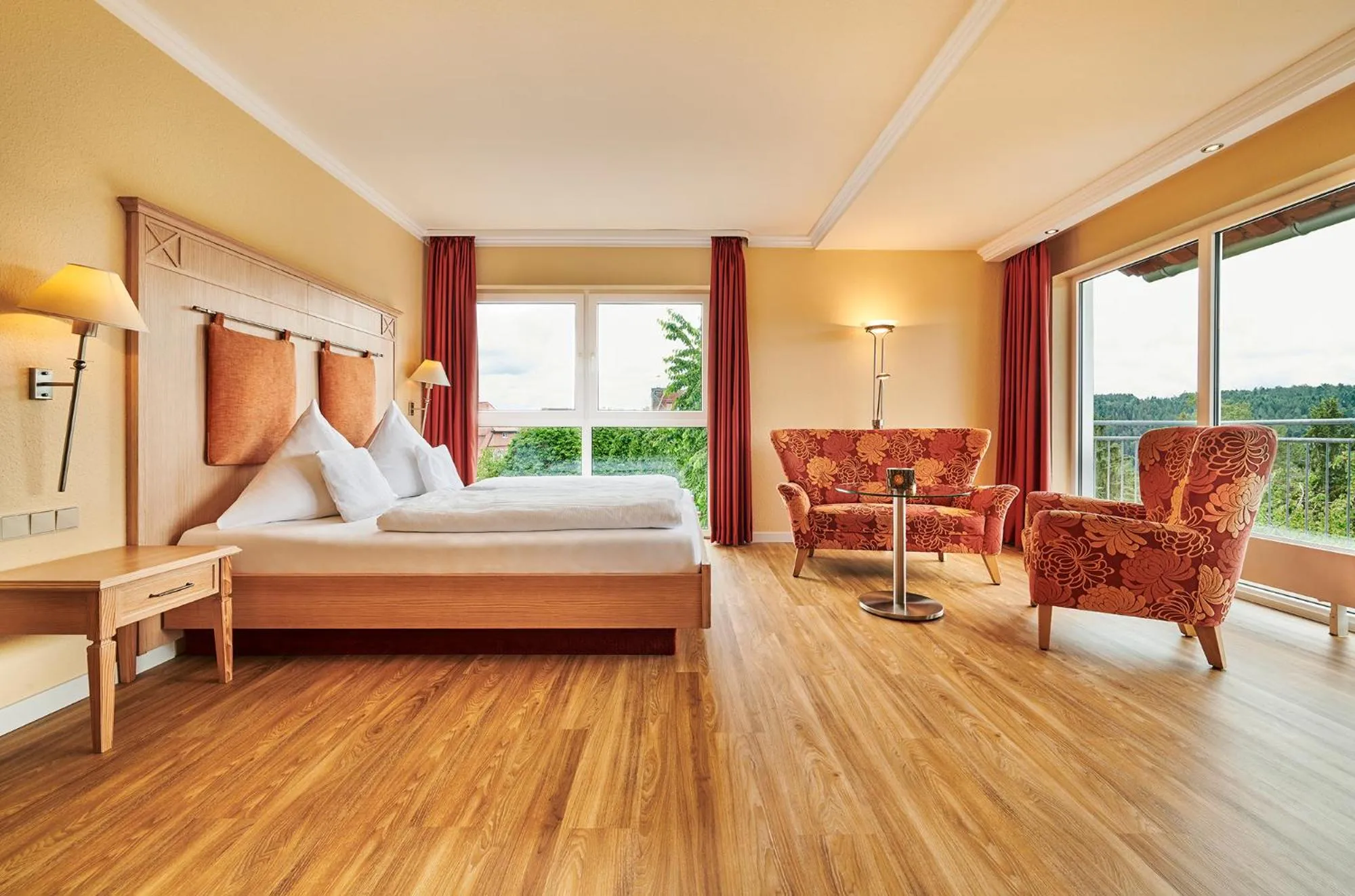 Photo of the whole room, Bed in Hotel Kronelamm im Schwarzwald