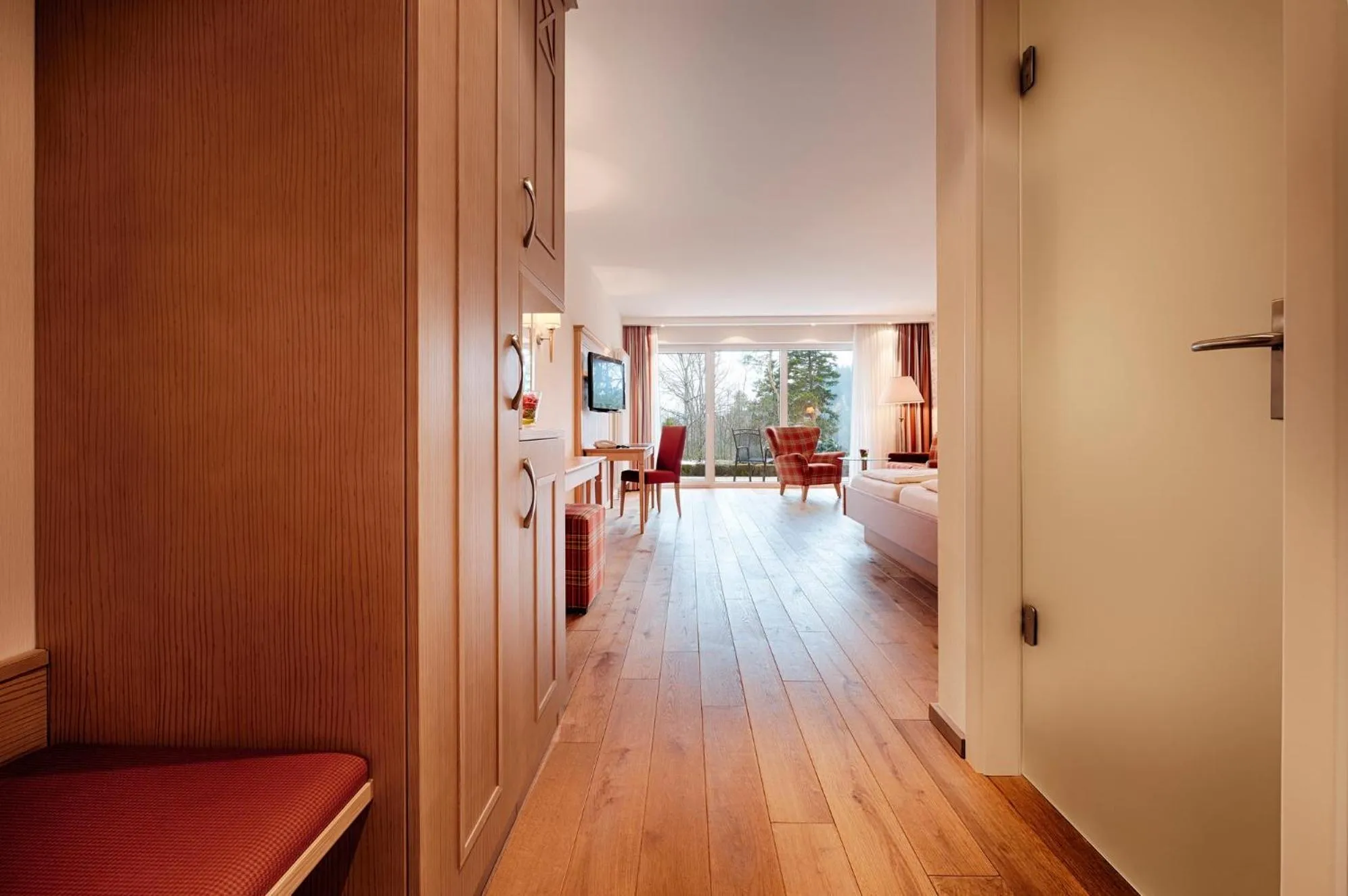 Photo of the whole room, Bed in Hotel Kronelamm im Schwarzwald